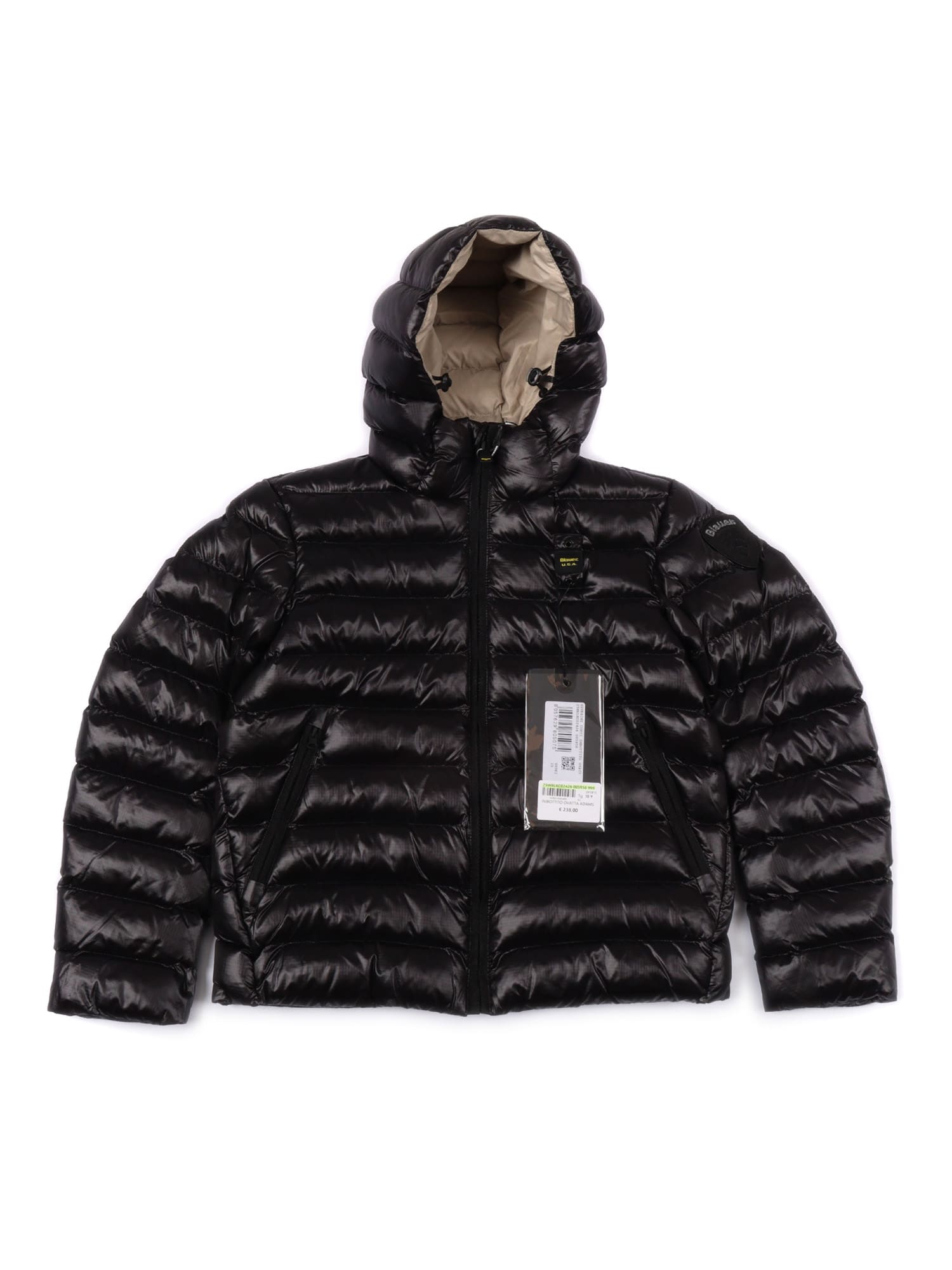 Blauer Adams Junior Down Jacket In Black