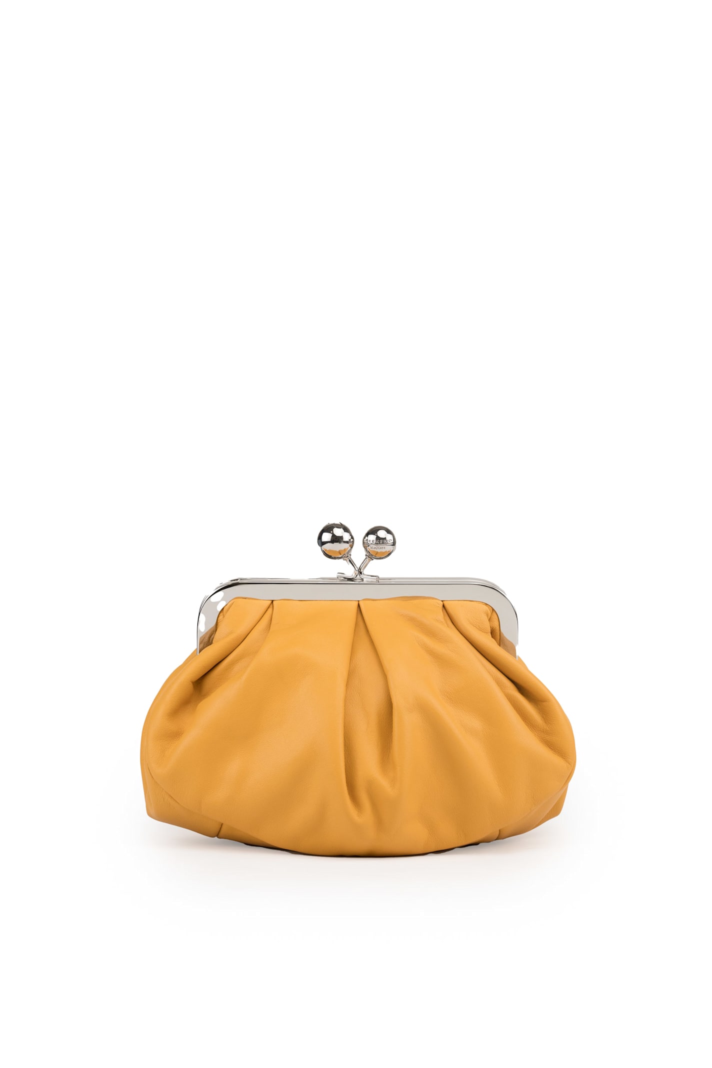 Shop Weekend Max Mara Pasticcino Small Prati Bag In Nappa In Oro