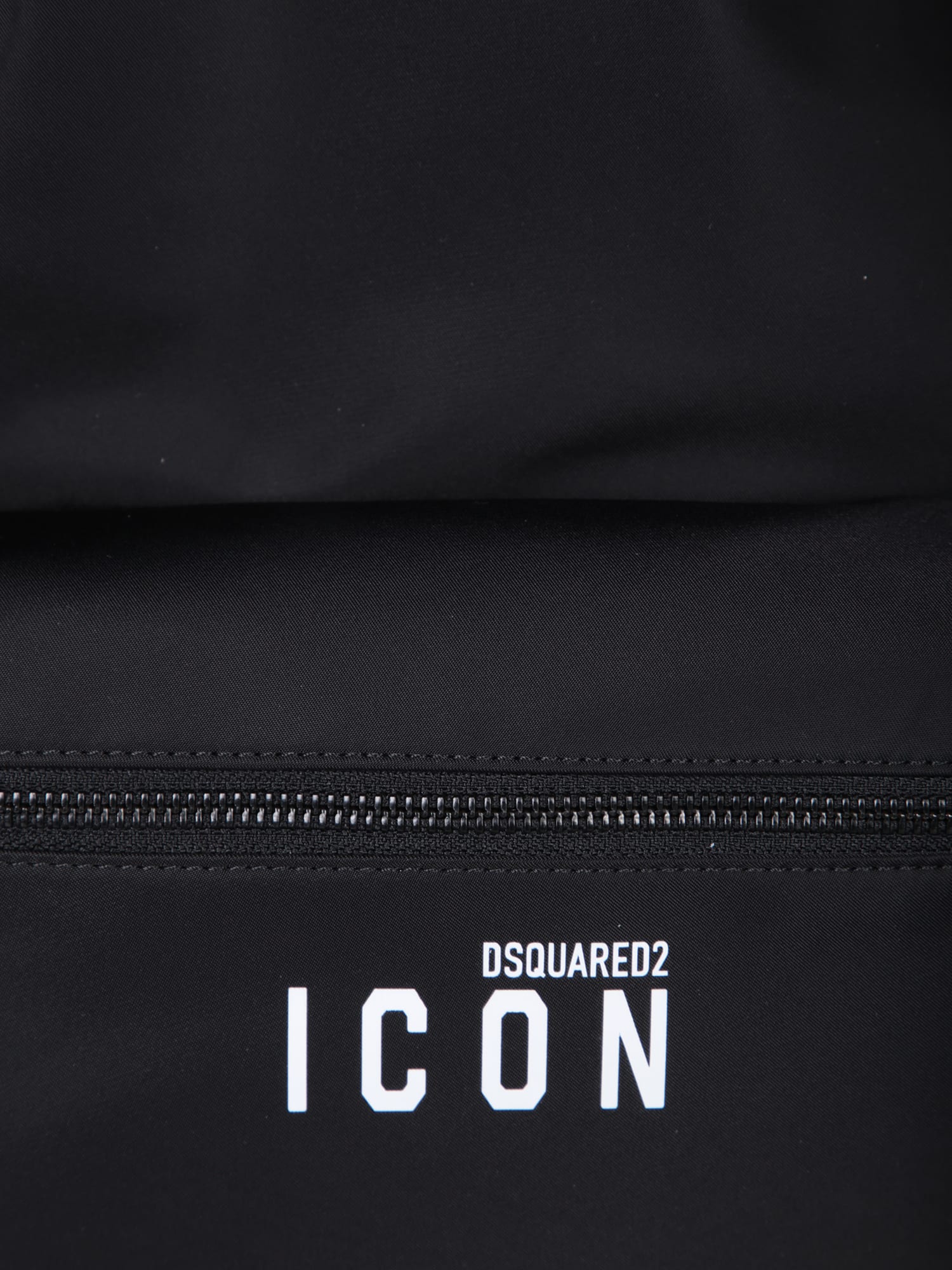 Shop Dsquared2 Icon Black Backpack