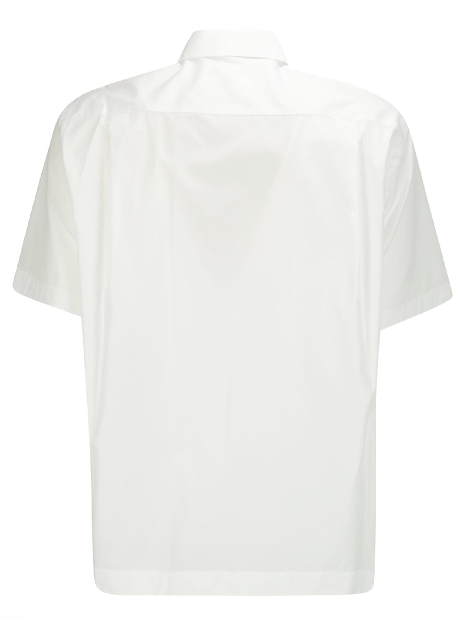 Shop Sacai Thomas Mason Cotton Poplin Shirt In Off White