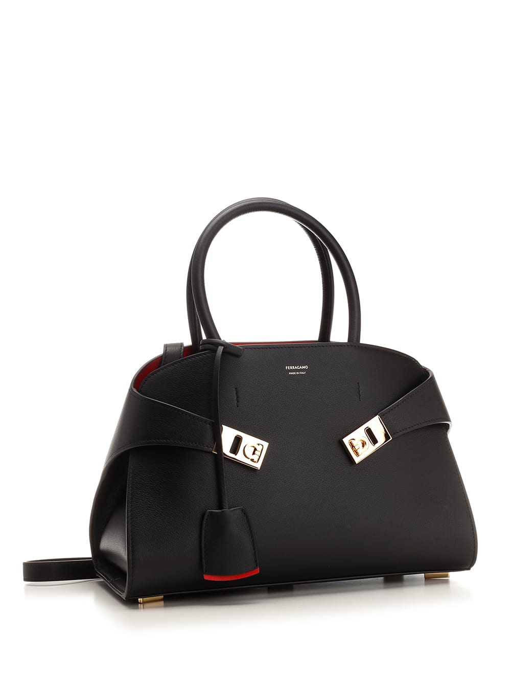 Ferragamo Small Hug Handbag In Multi