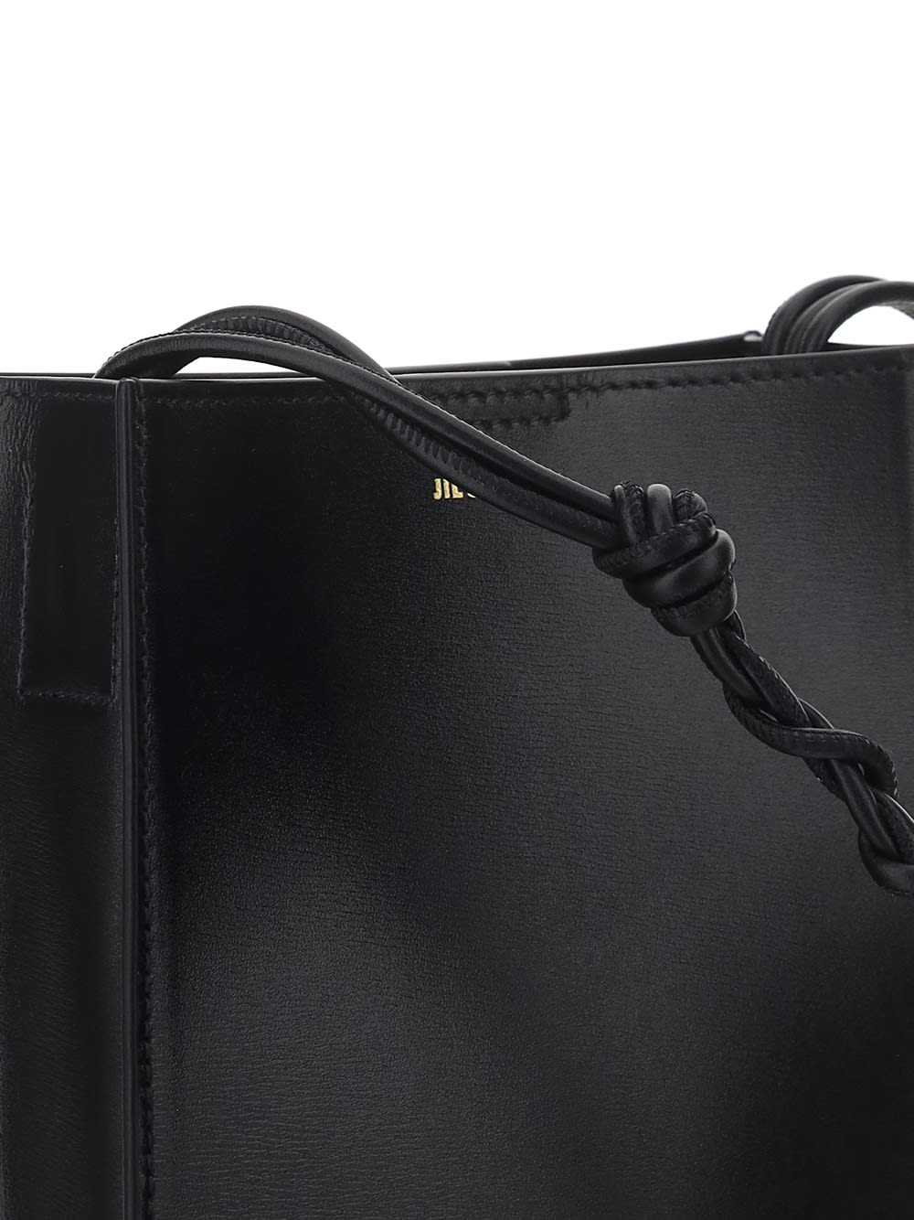 Shop Jil Sander Tangle Shoulder Bag In Black