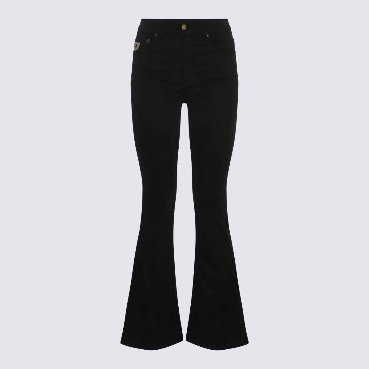 Black Cotton Denim Jeans