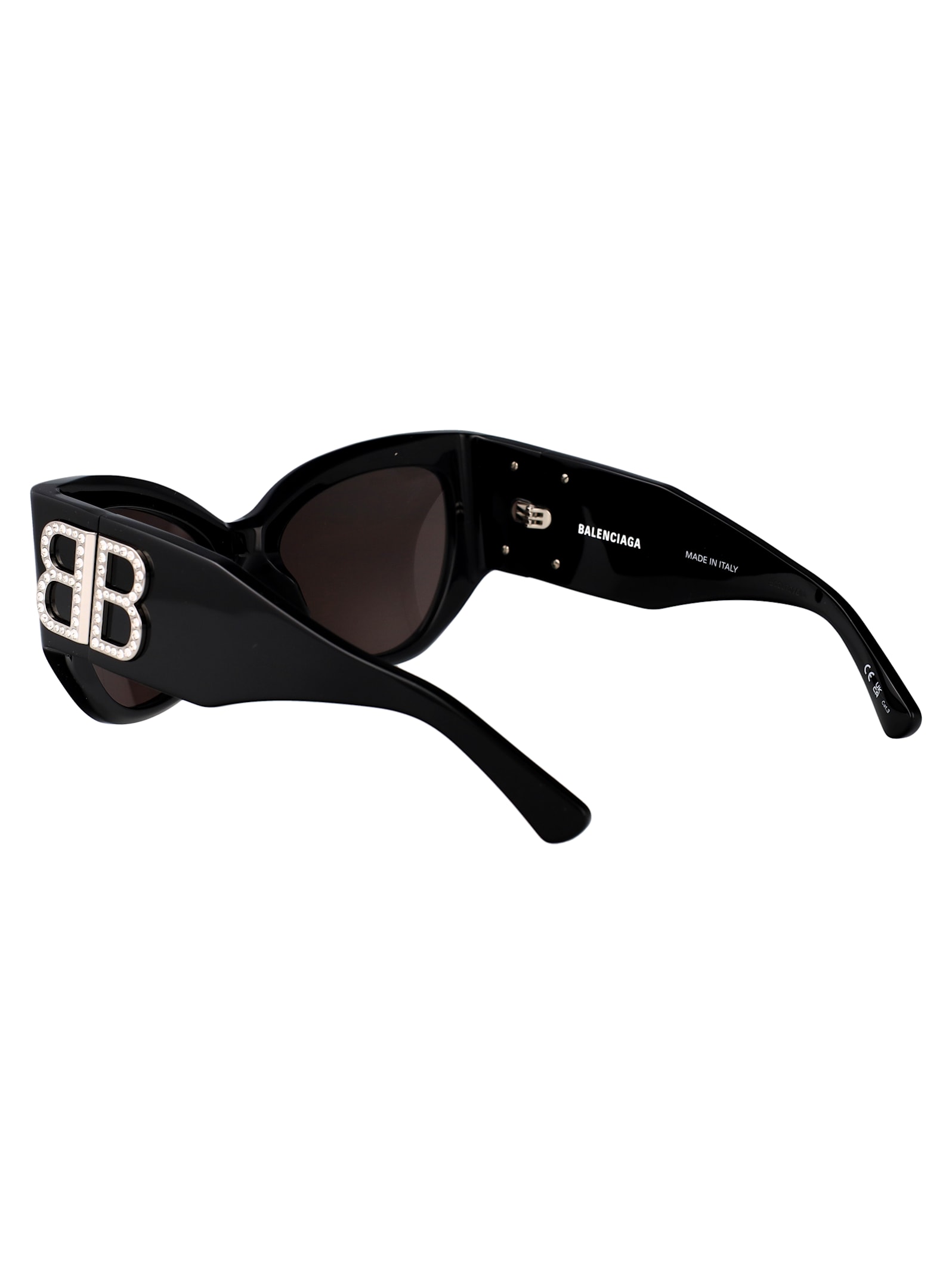 Balenciaga Recycled Acetate Sunglasses In Black