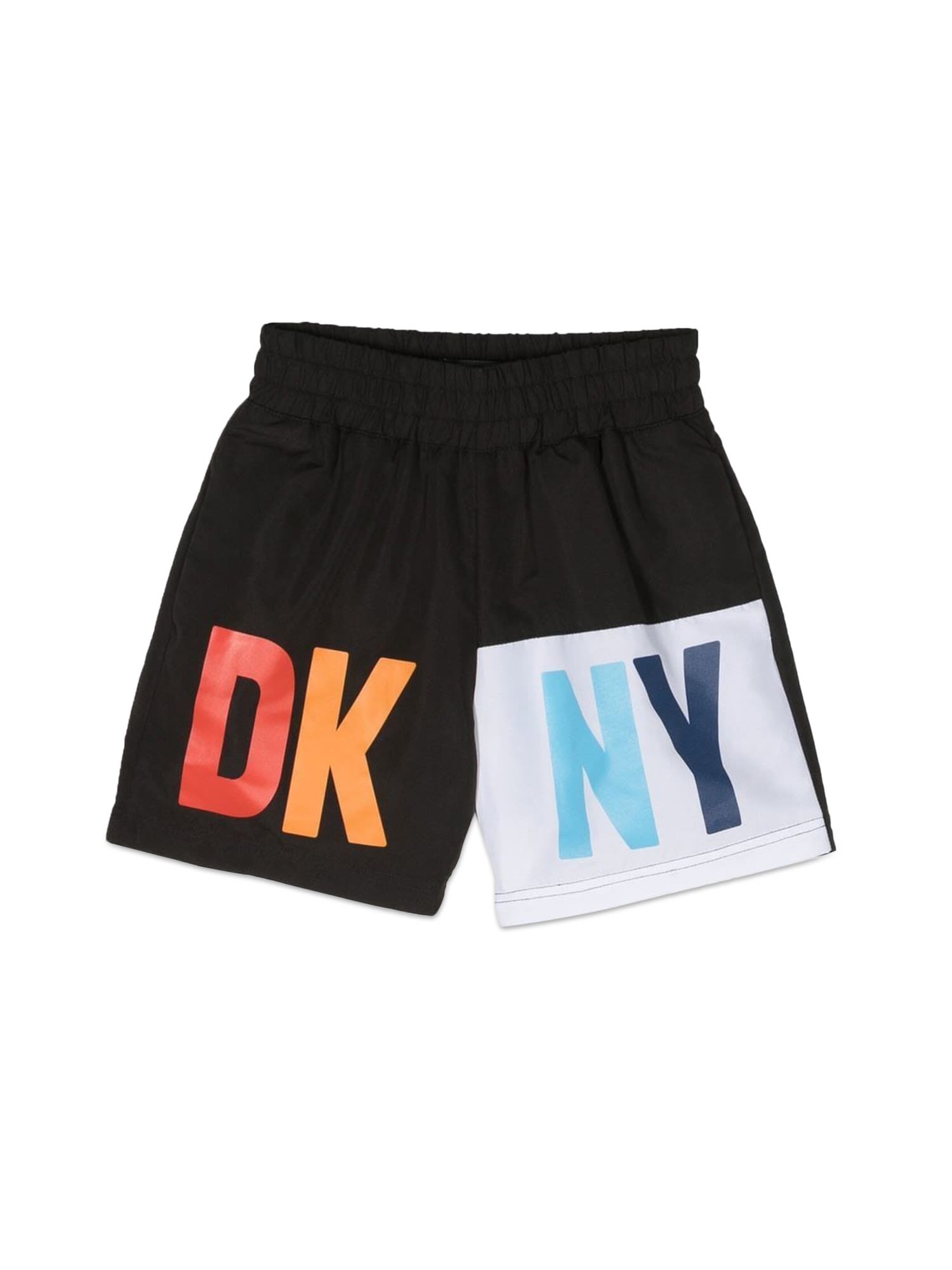 DKNY Multicolor Logo Beach Boxer Shorts