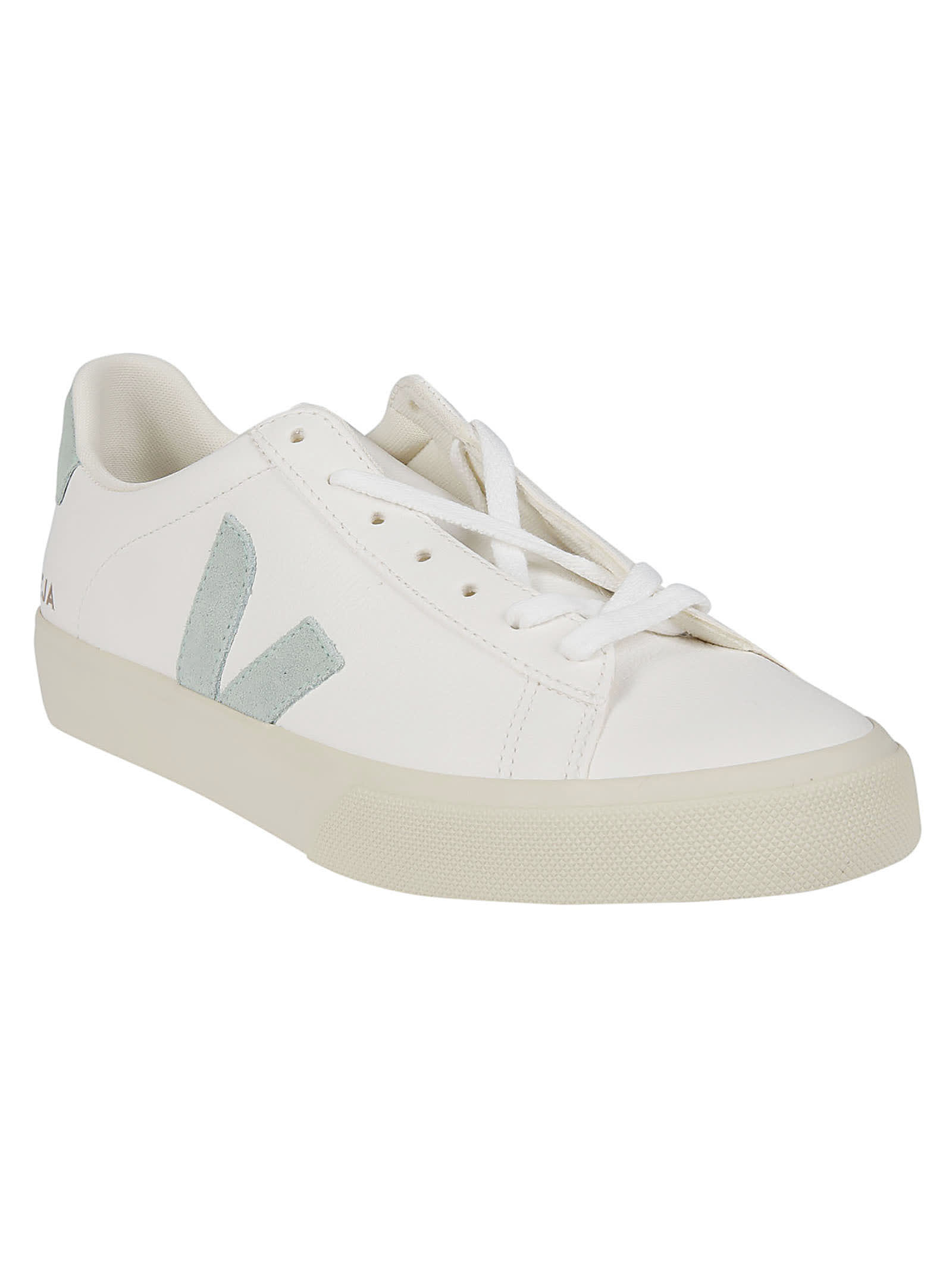 Shop Veja Campo Sneakers In Extra White/macha