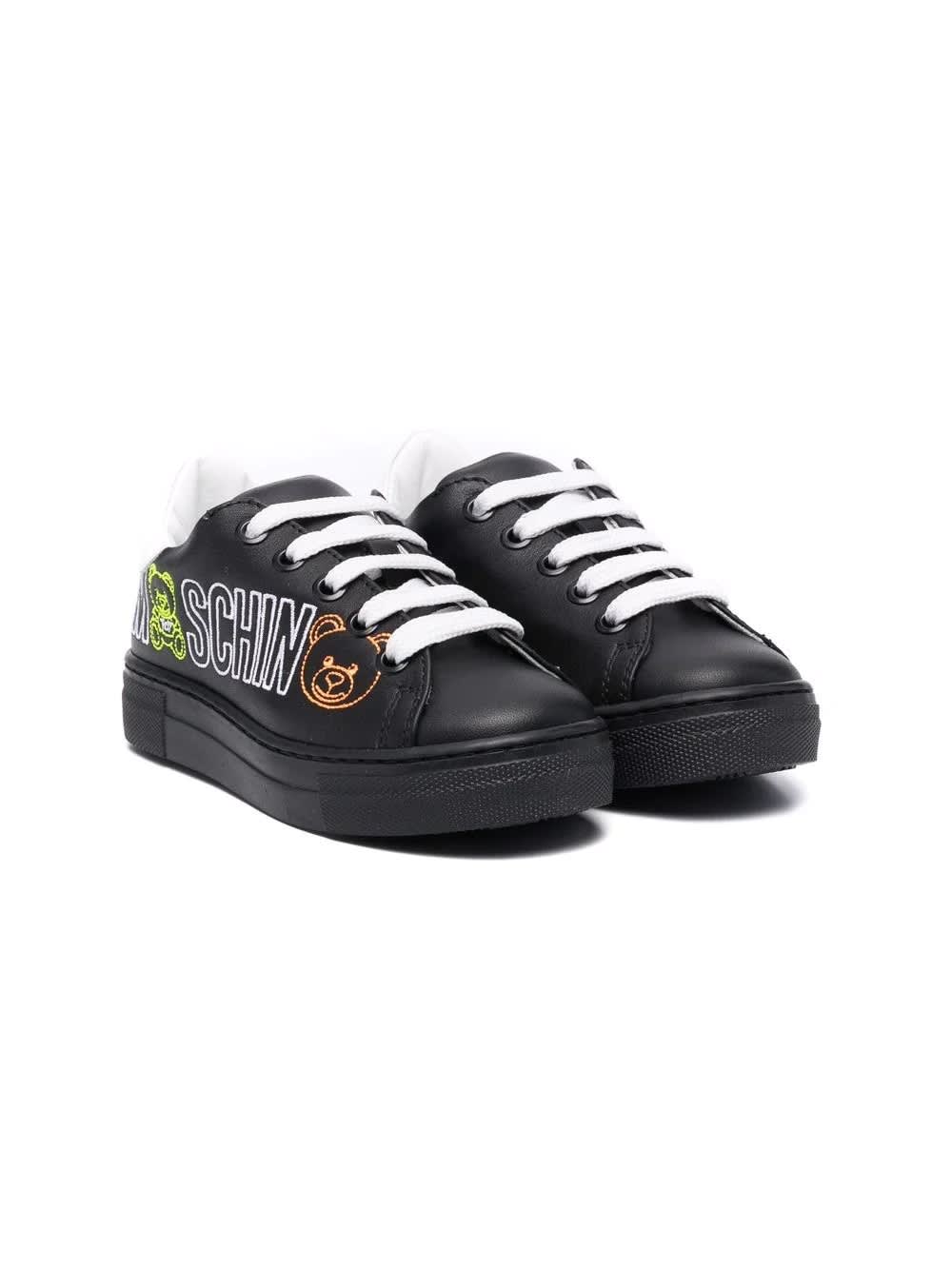 Moschino Sneakers With Teddy Bear Motif