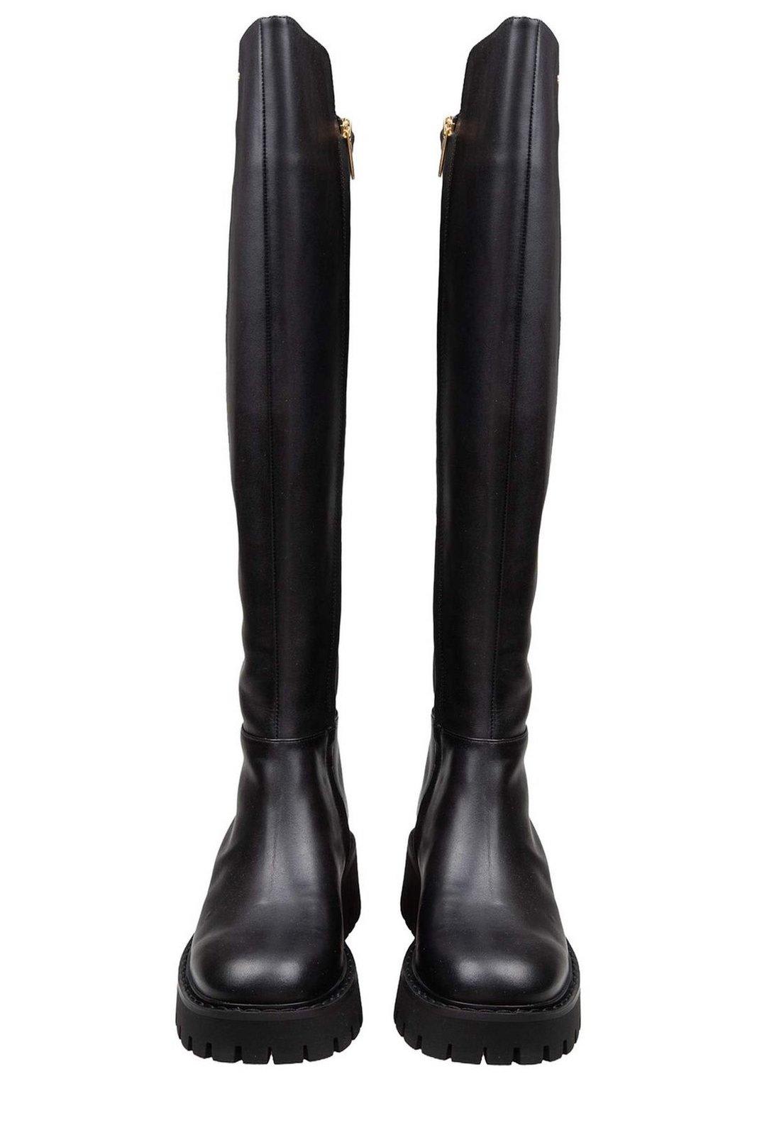 Shop Michael Kors Asher Knee-high Boots In Black