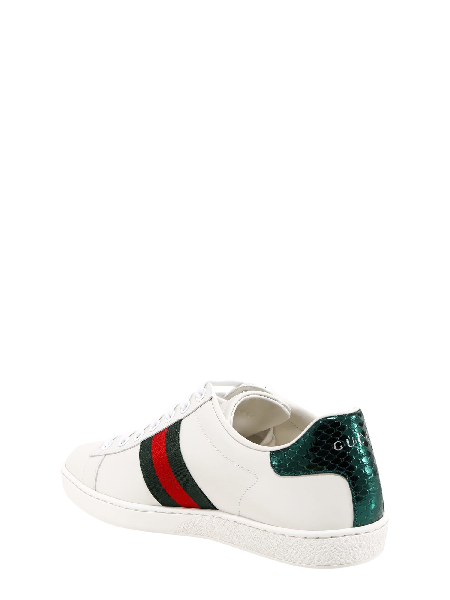 Shop Gucci Ace Sneakers In White