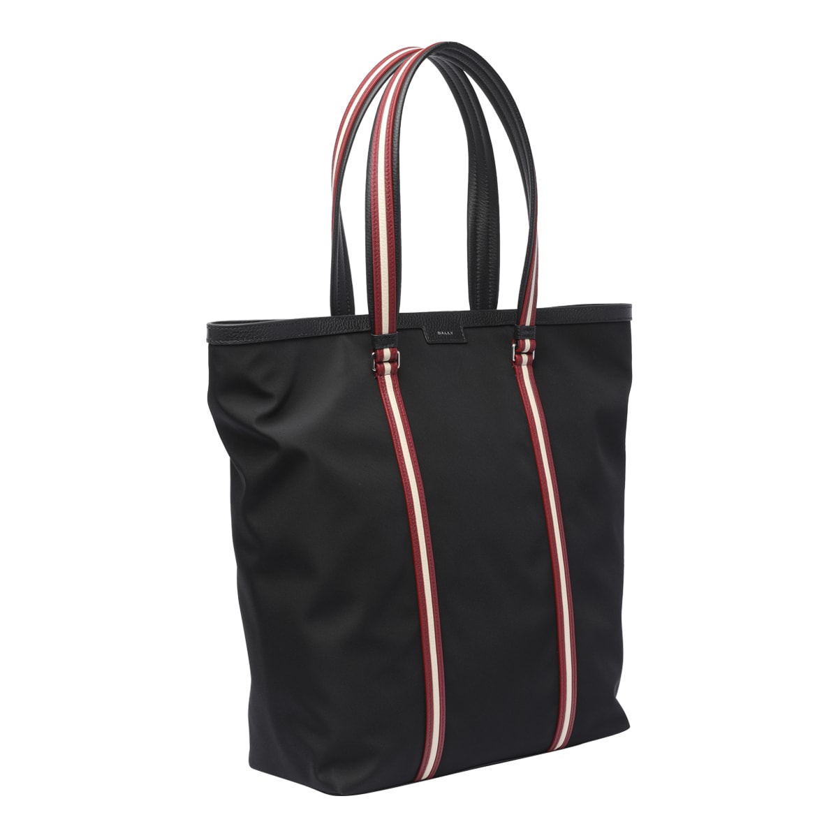 Shop Bally Code Tote Bag In Black
