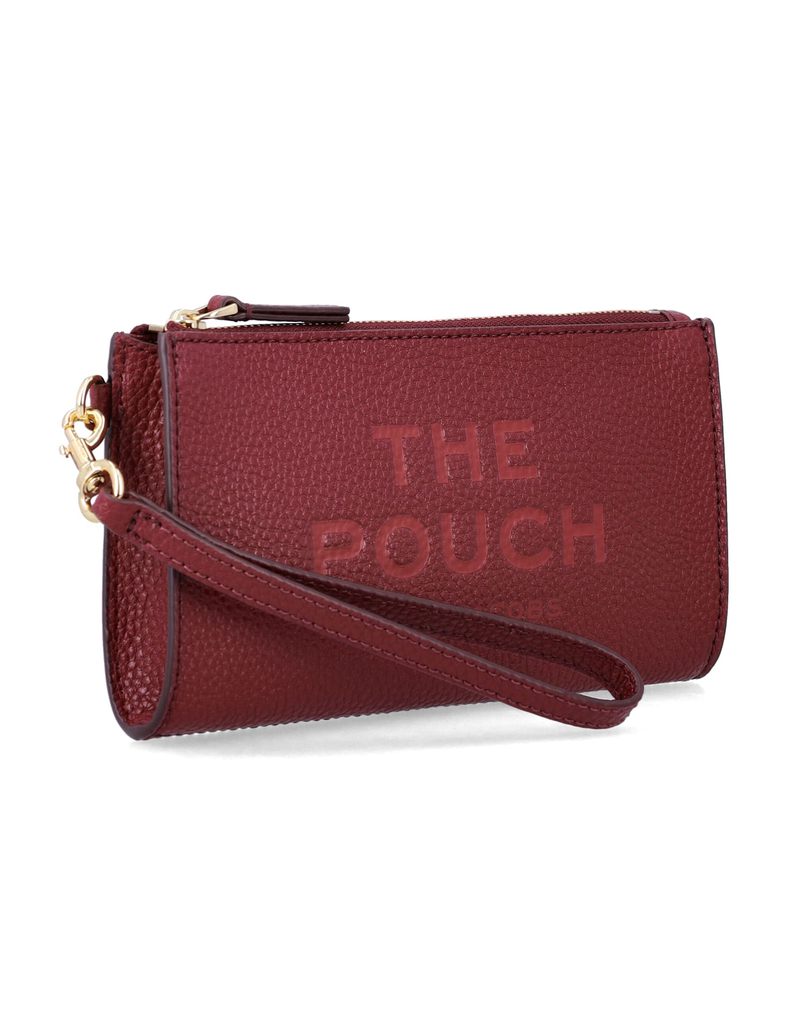 Marc Jacobs The Leather Pouch In Red