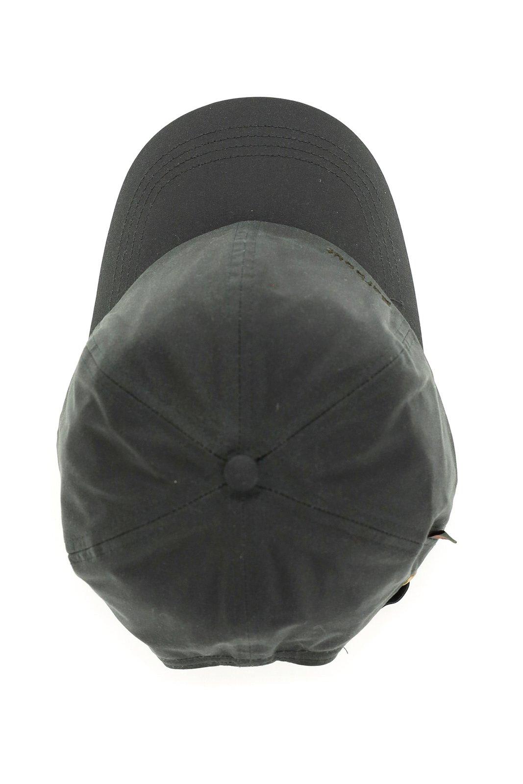 Barbour Curved Peak Baseball Cap In Green