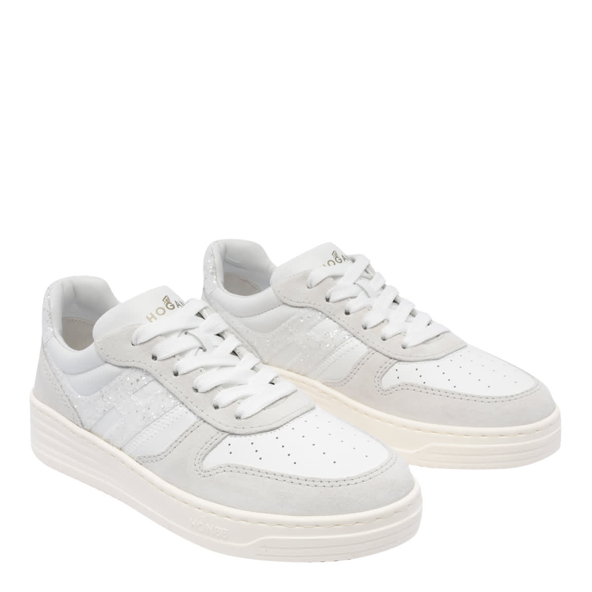 Shop Hogan H630 Sneakers In White
