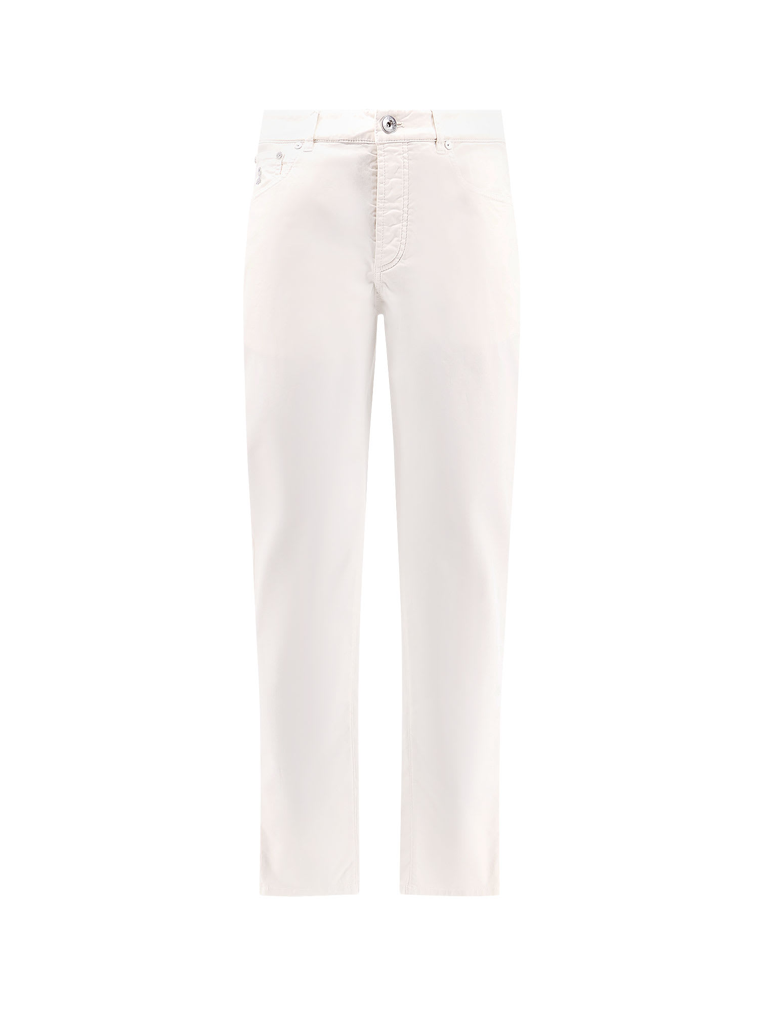 Shop Brunello Cucinelli Trouser In Beige