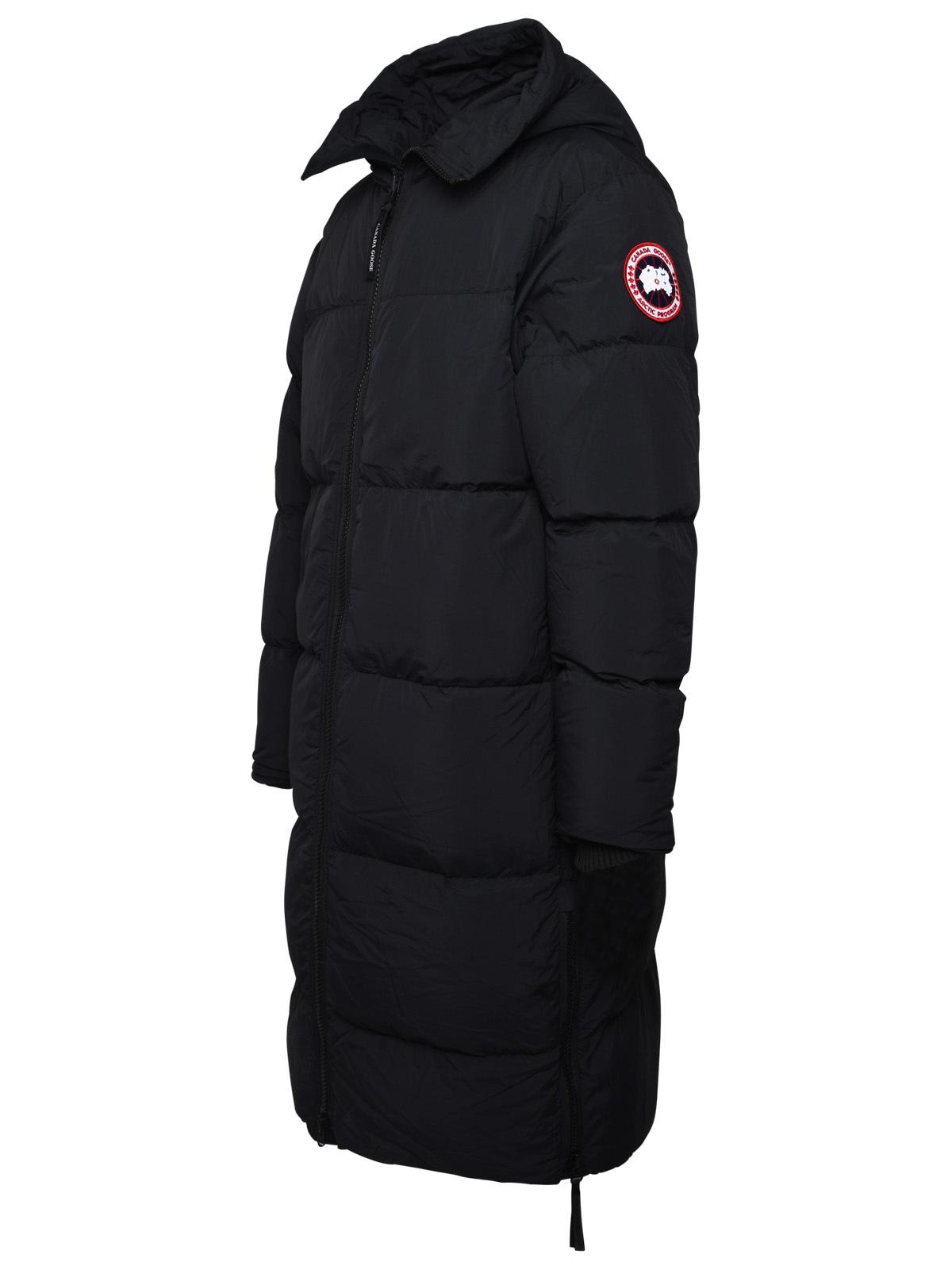 Shop Canada Goose Black Polyamide Down Jacket