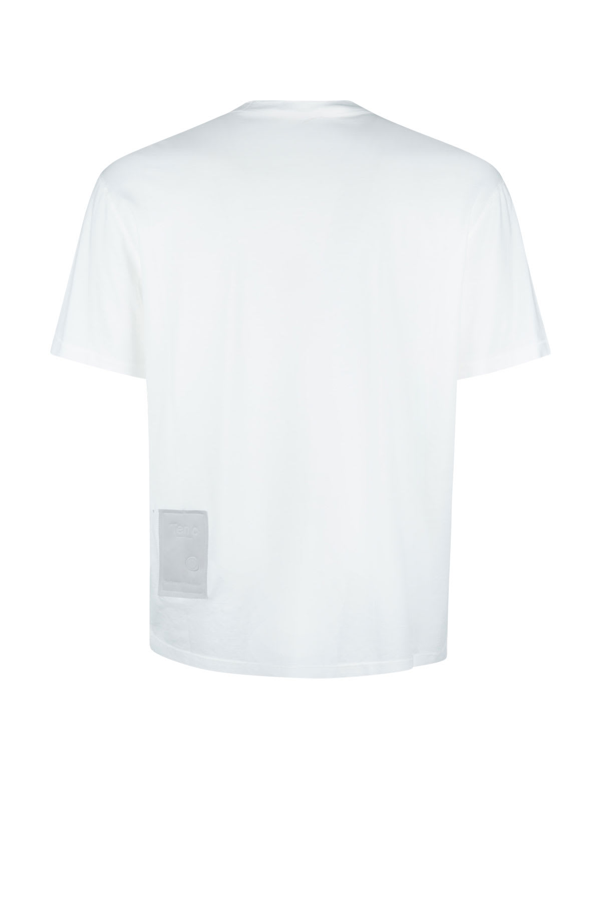 Ten C T-shirt In Bianco Neve