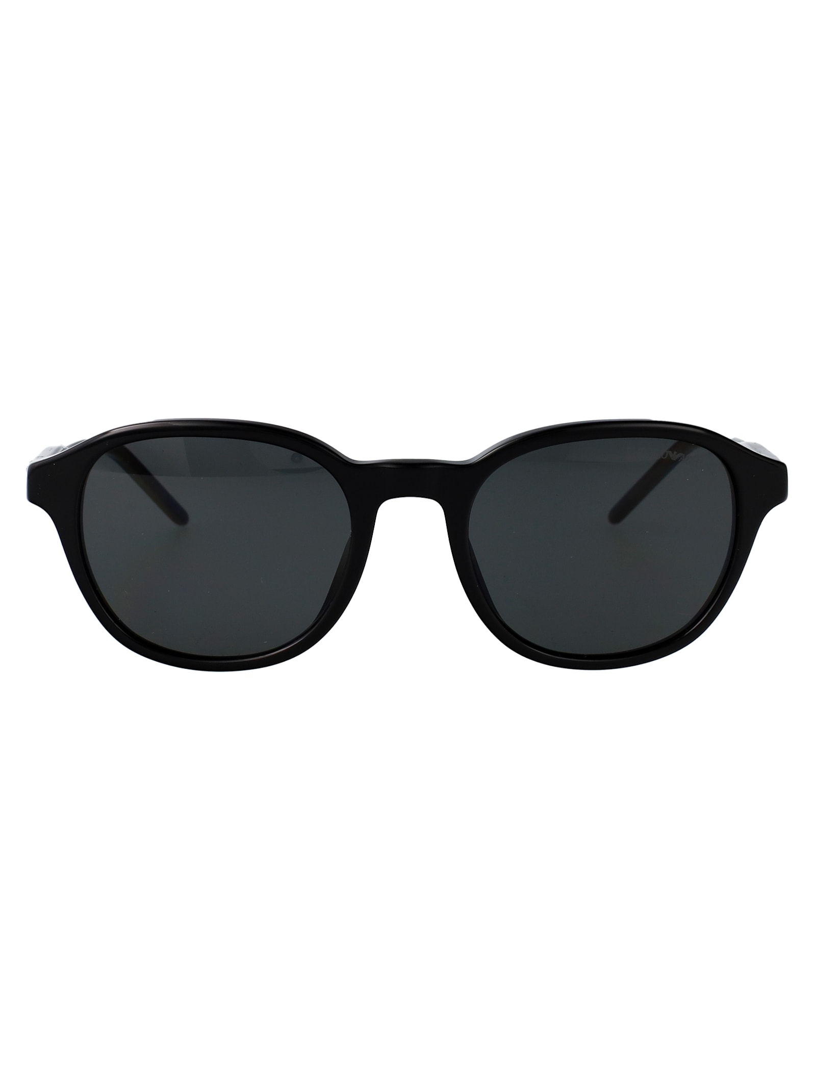 Emporio Armani Nero Lucido Acetate Sunglasses In Black