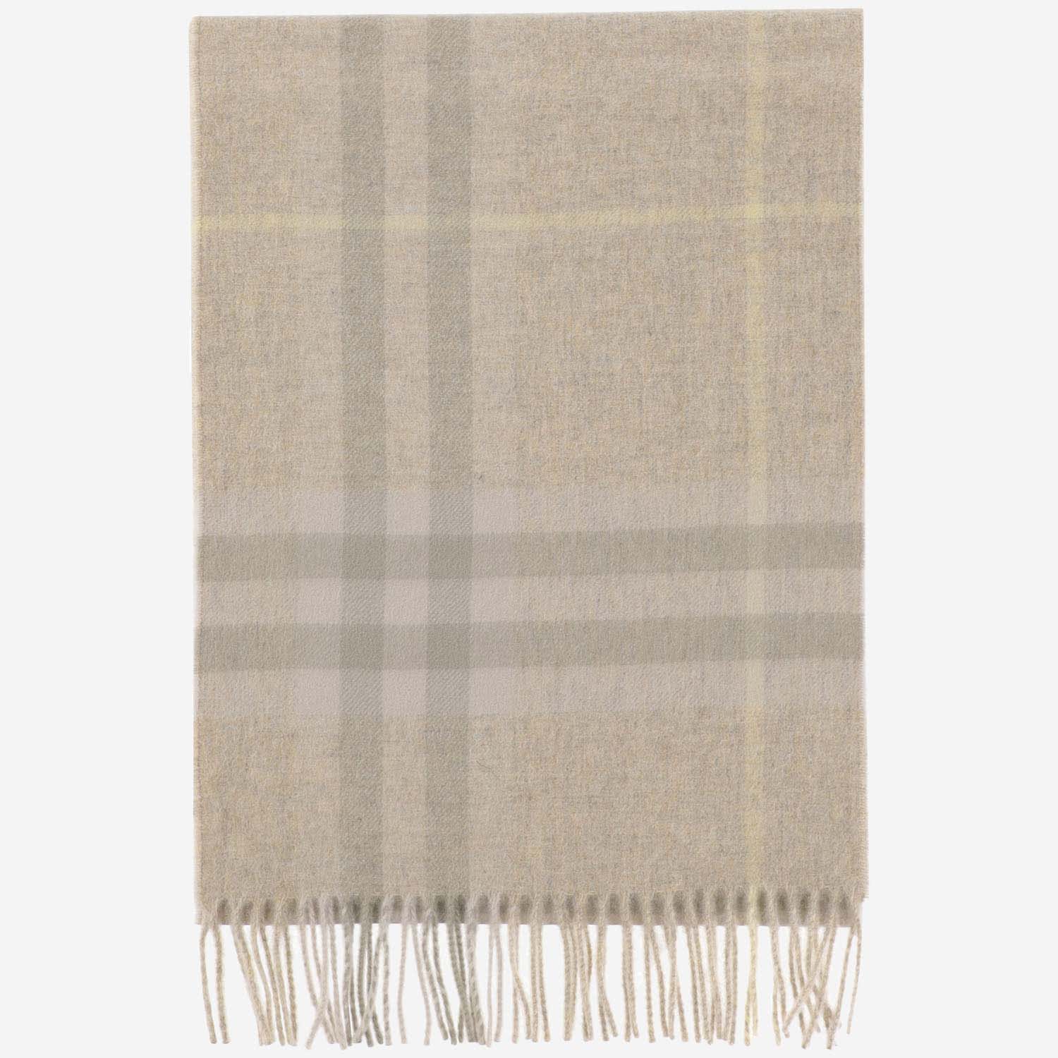 Cashmere Scarf With Check Pattern