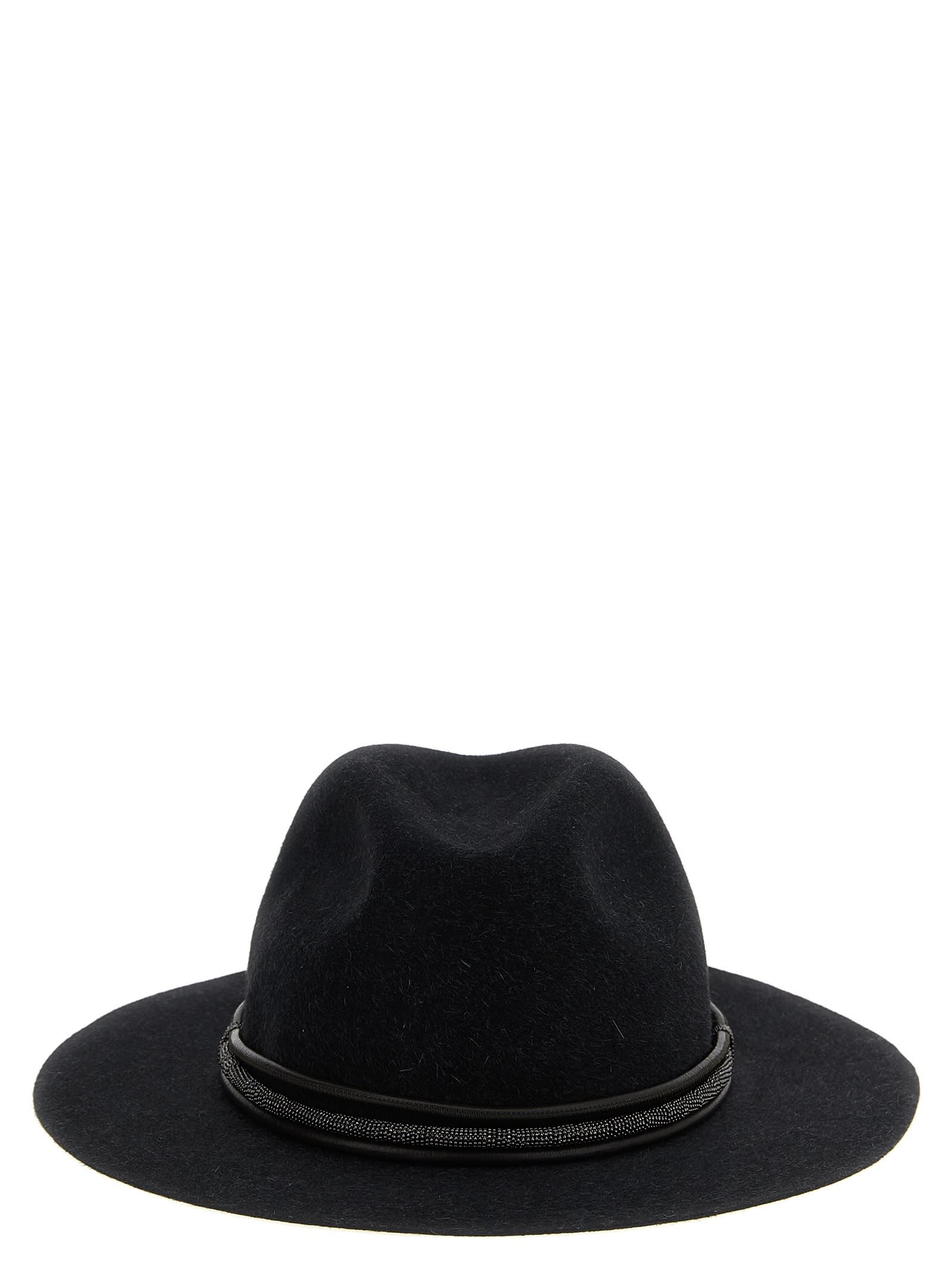Jewel Leather Hat