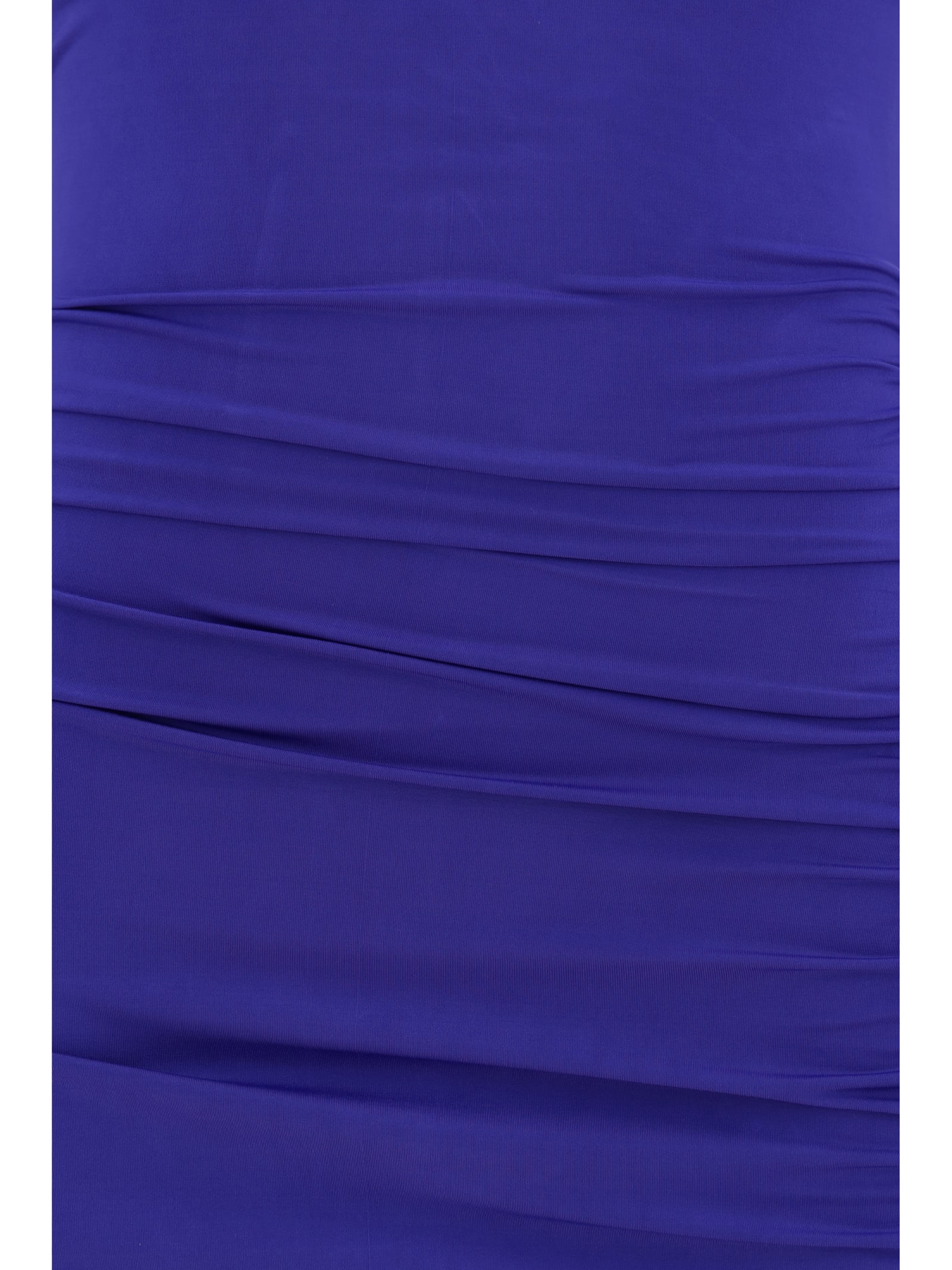 Shop Victoria Beckham Wrap Dress In Iris Blue