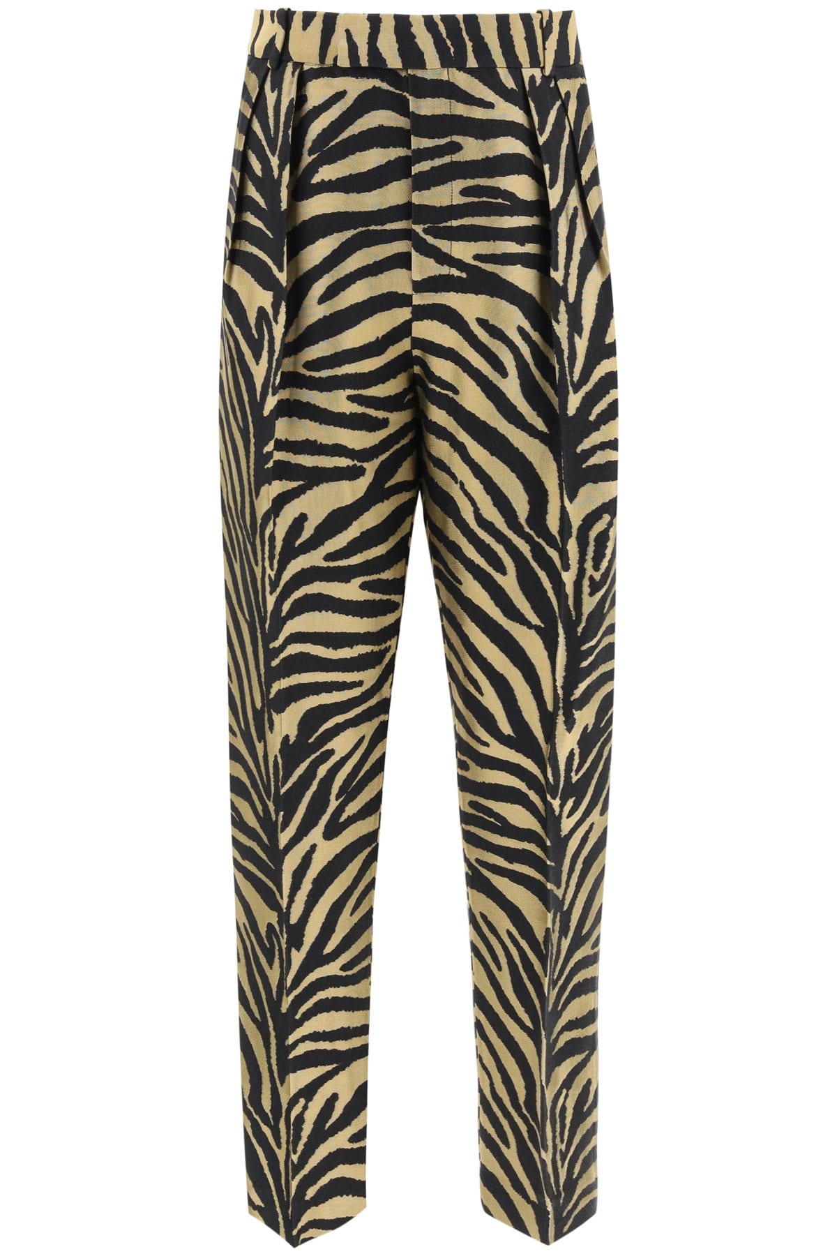 Khaite Magdeline Zebra Print Trousers