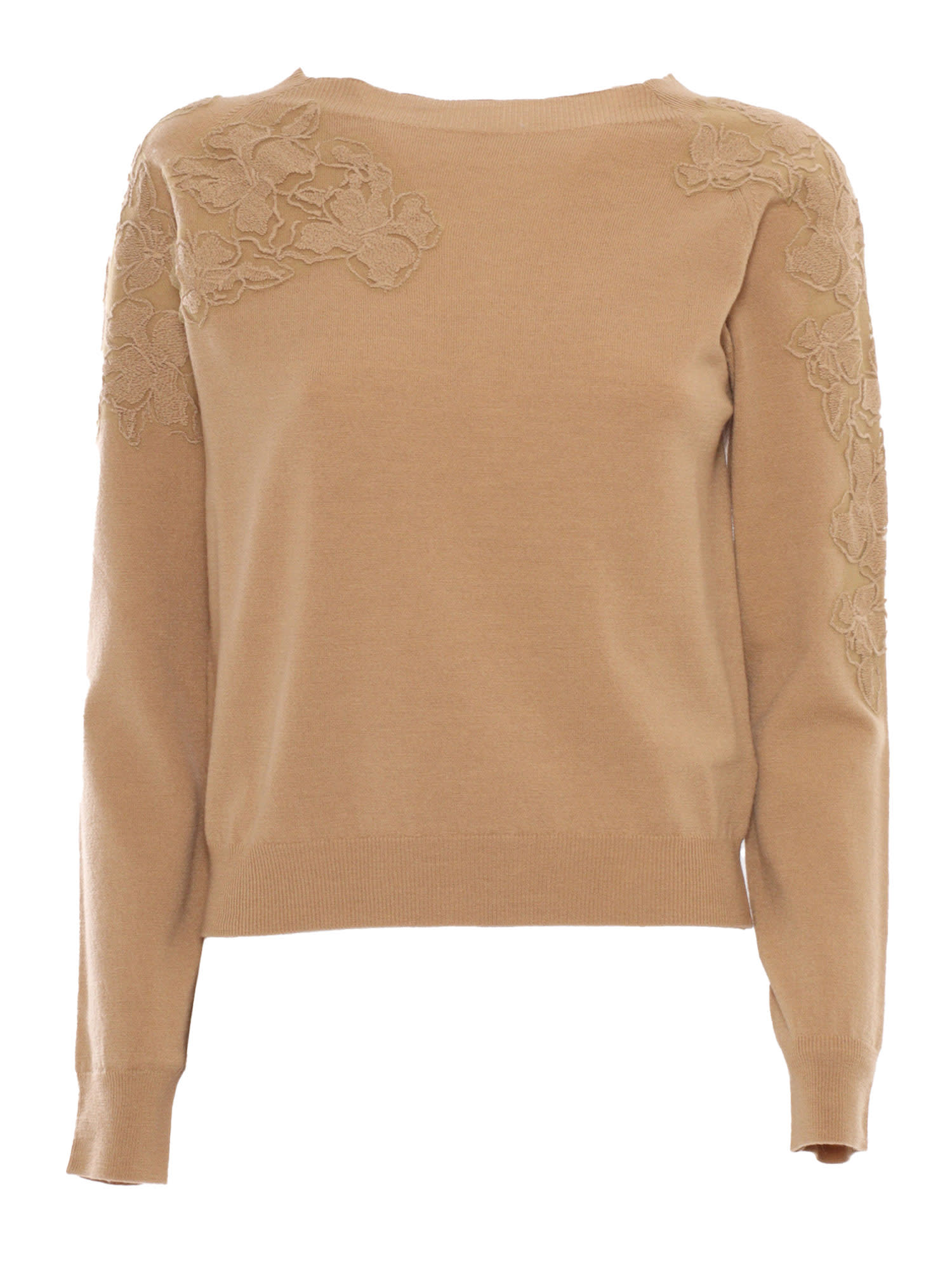 Ermanno Ermanno Scervino Sweater In Brown