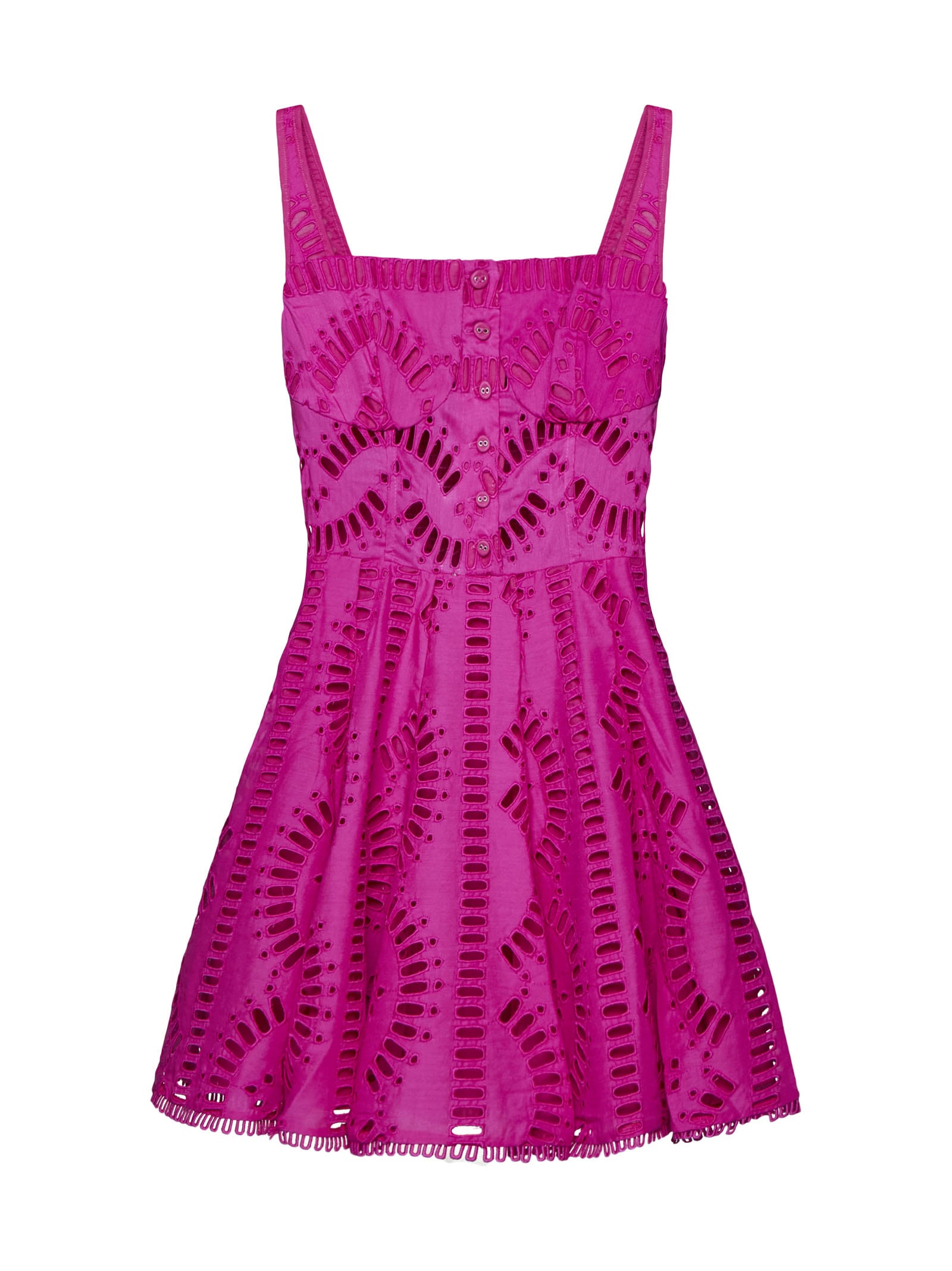 Shop Charo Ruiz Dress In Hot Pink