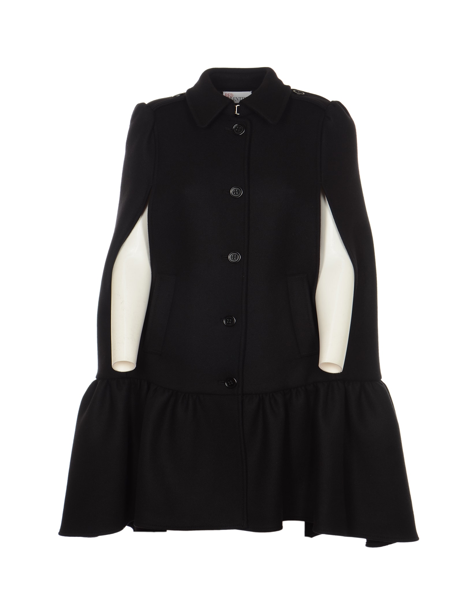 RED Valentino Cut-out Sleeved Coat