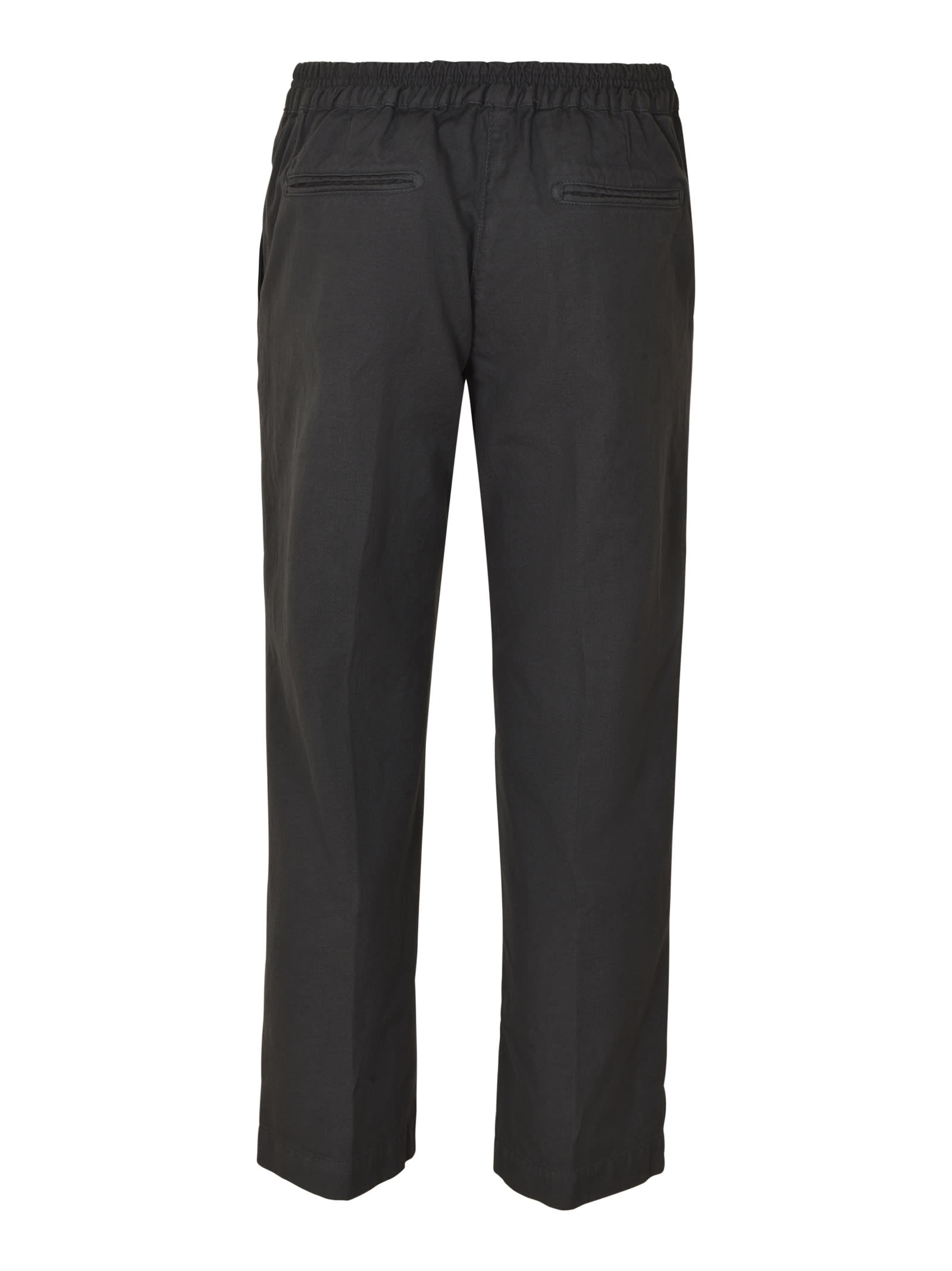 Shop Massimo Alba Button Fitted Trousers In Moon Rock