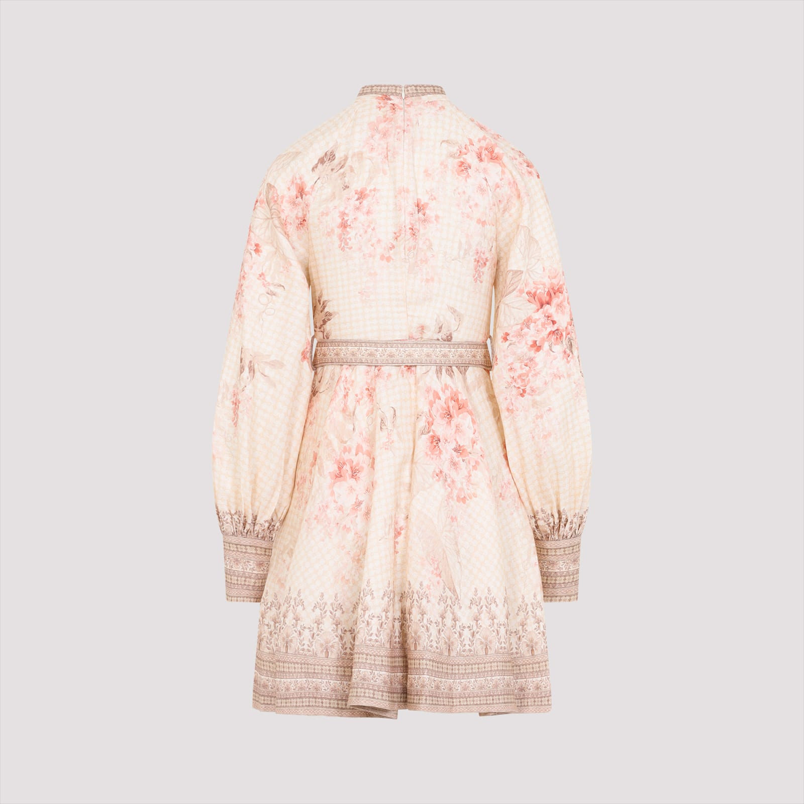 ZIMMERMANN ILLUMINATE BUTTONED MINI DRESS