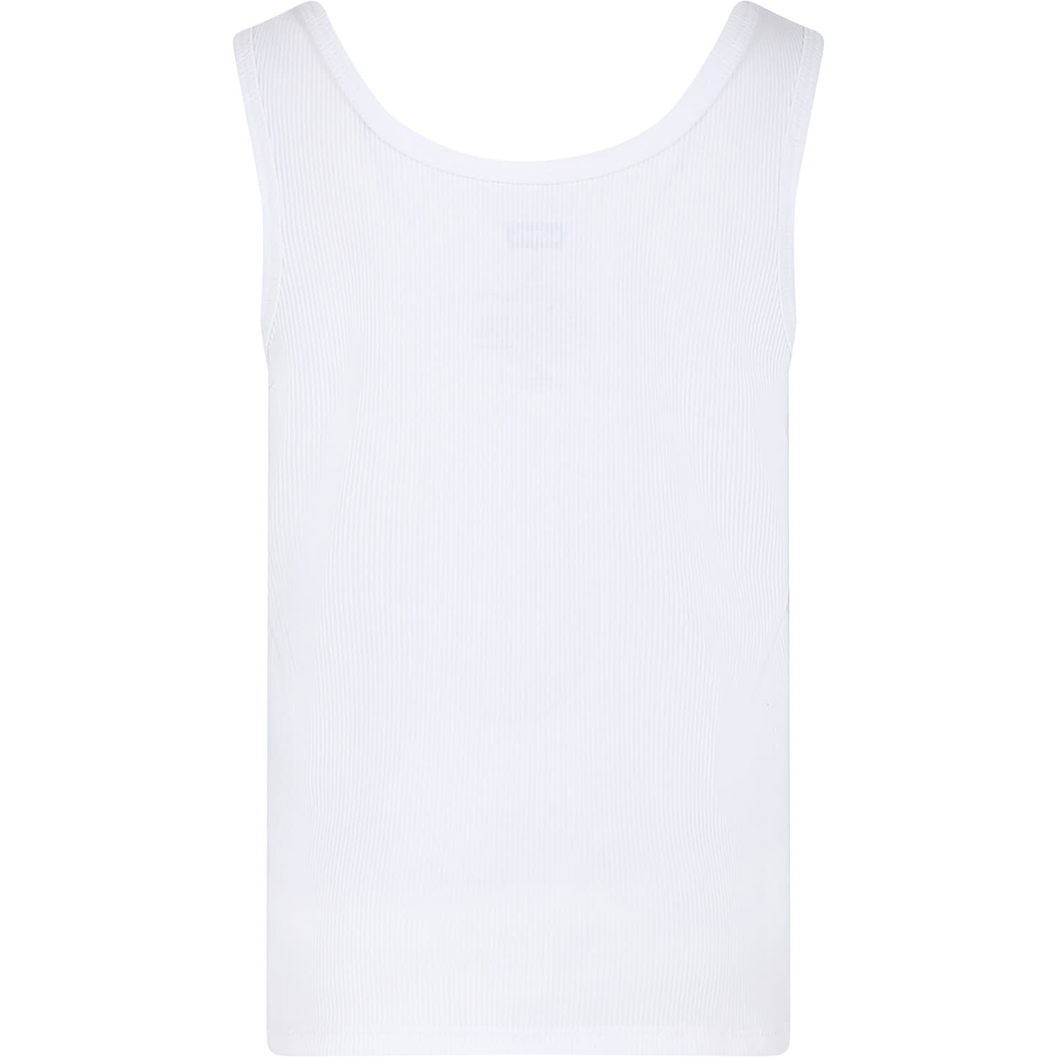 Shop Levi's White Tank Top For Girl With Logo