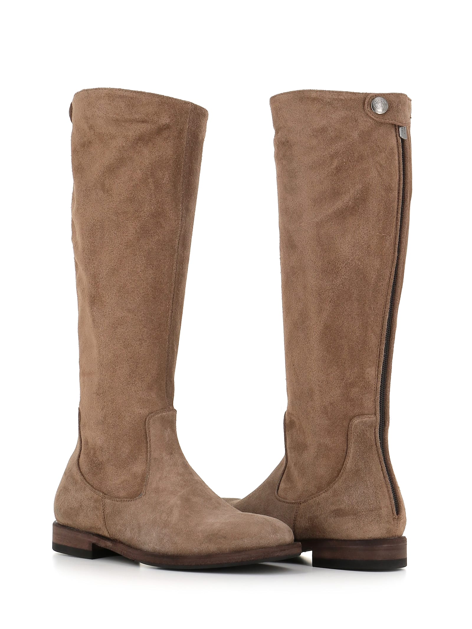 Shop Alberto Fasciani Boot Camil 90030 In Beige