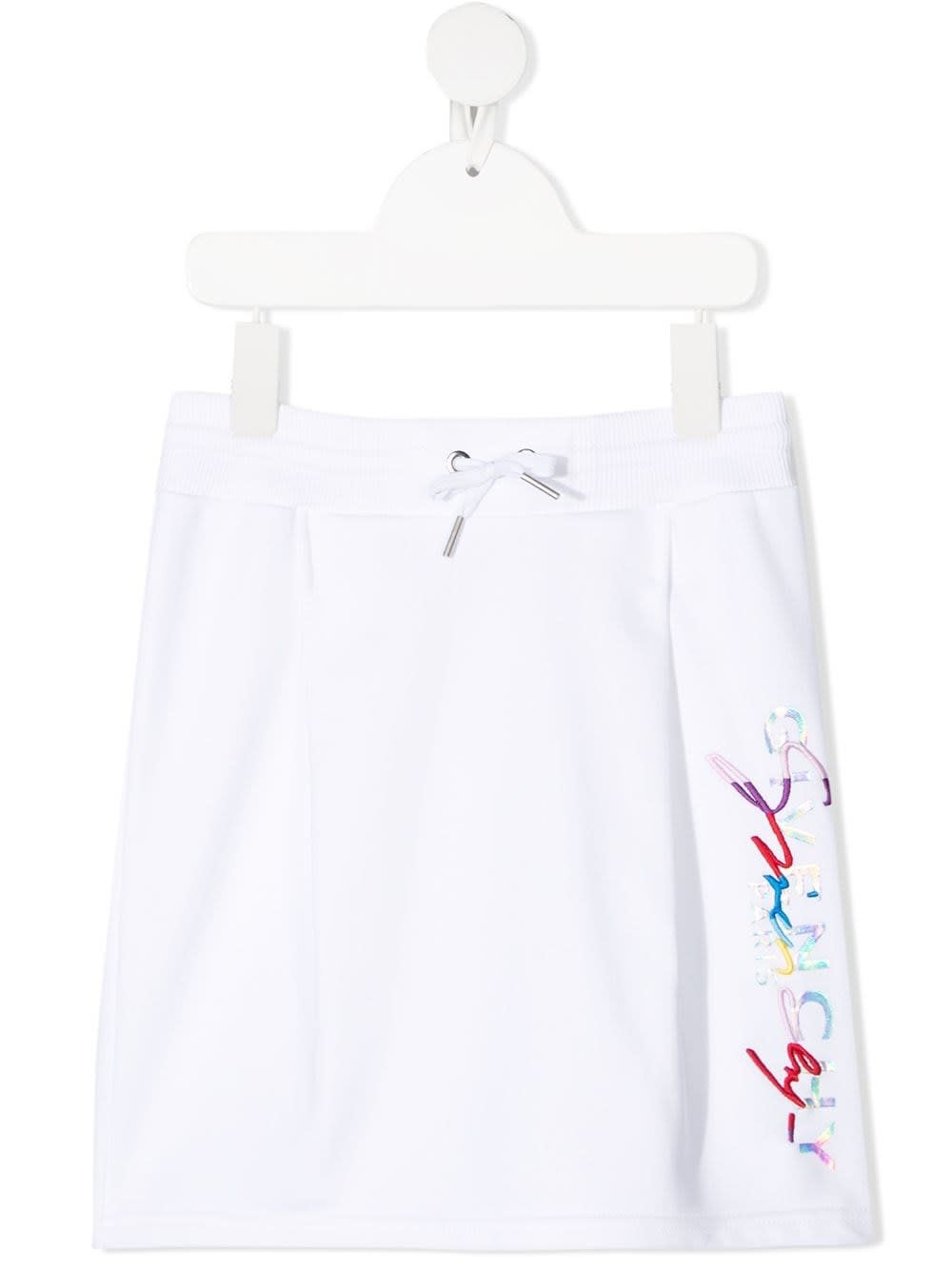 Givenchy Jersey Skirt With Logo Embroidery