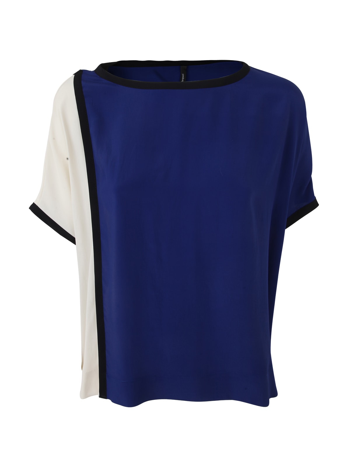 Pierantonio Gaspari Silk Blouse In Rame Bluette