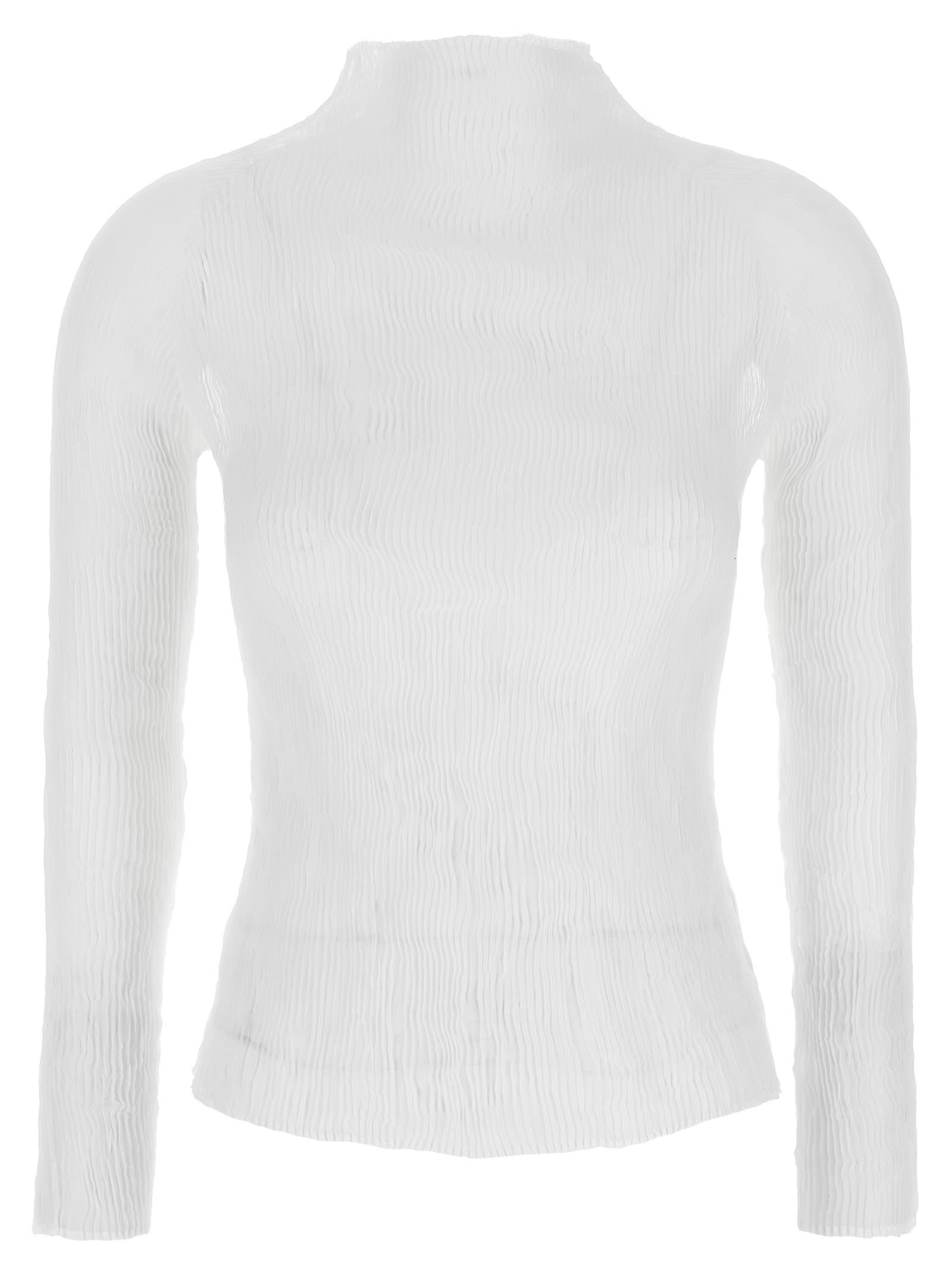 Shop Issey Miyake Chiffon Twist-56 Sweater
