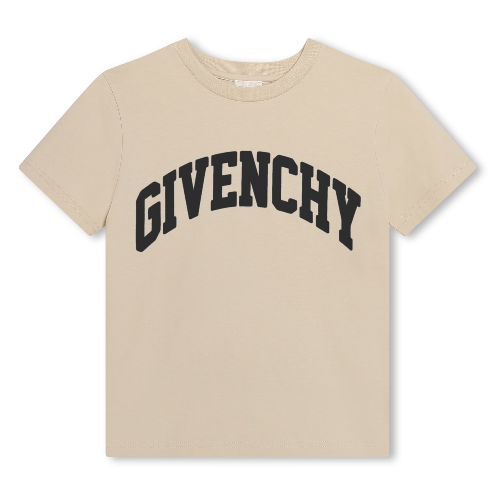 Shop Givenchy T-shirt Con Logo In Beige
