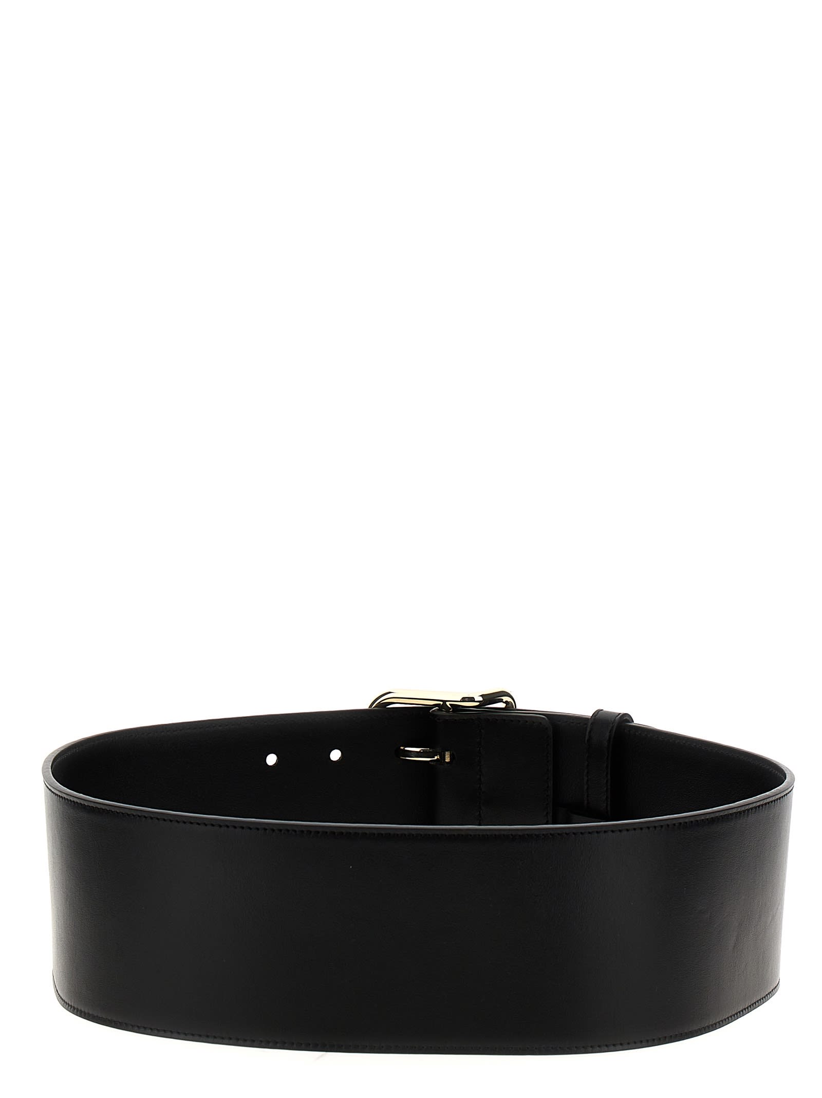 Chloé Leather Belt In Black