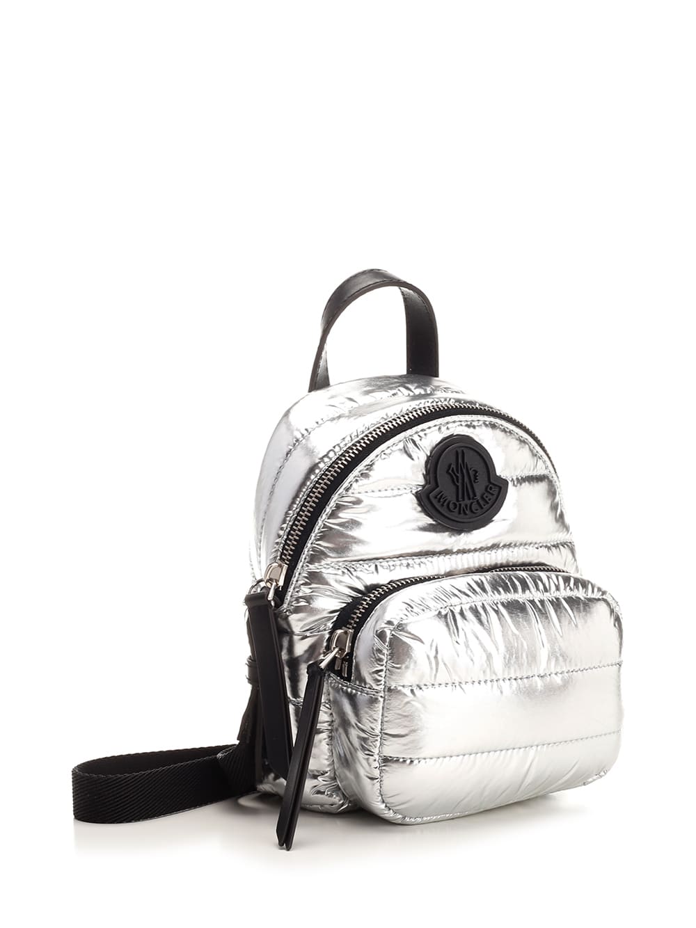 Moncler Kilia Small Crossbody Metallic Puffer Backpack