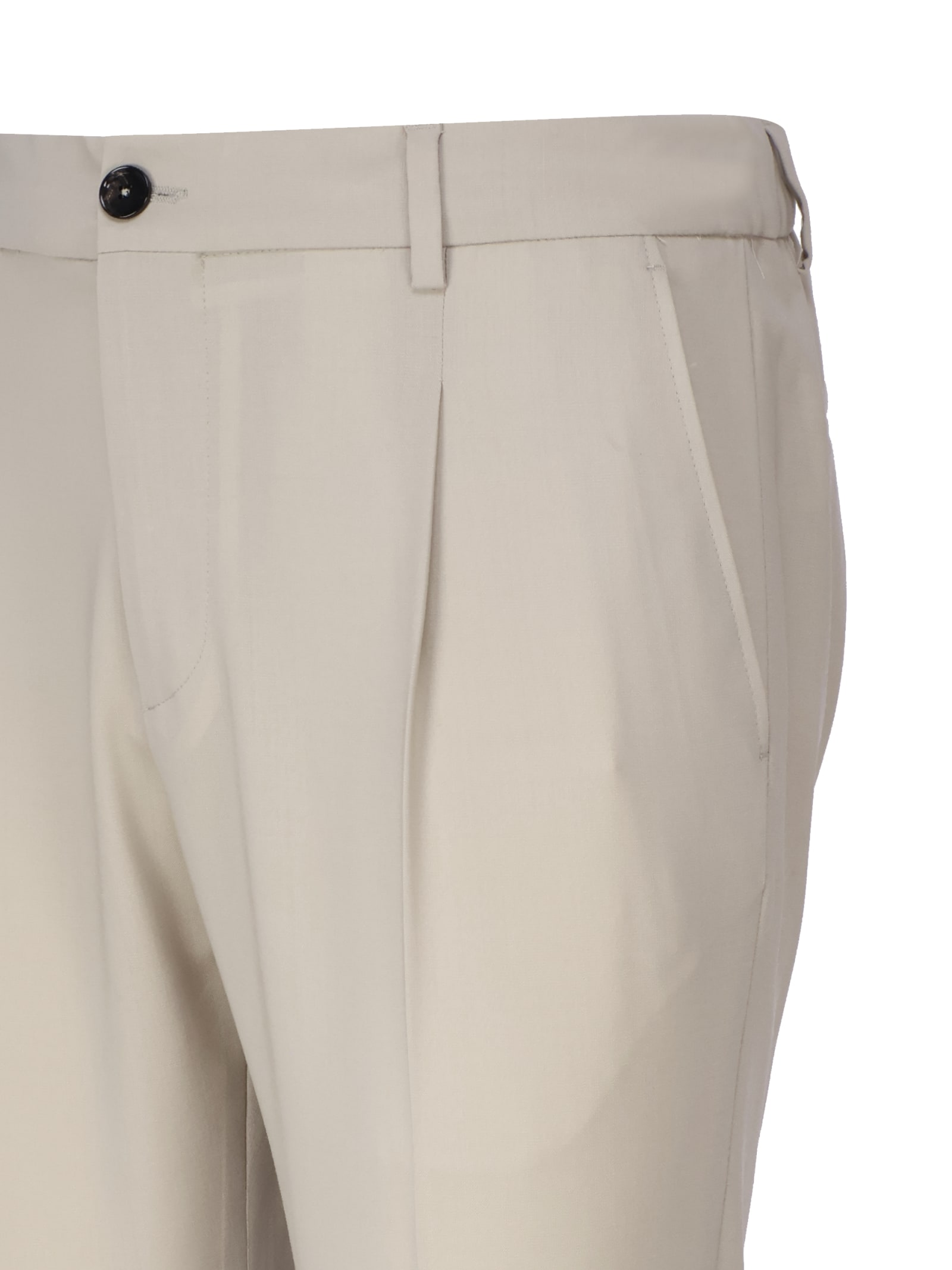 Be Able Riccardo Pants In Viscose In Sand
