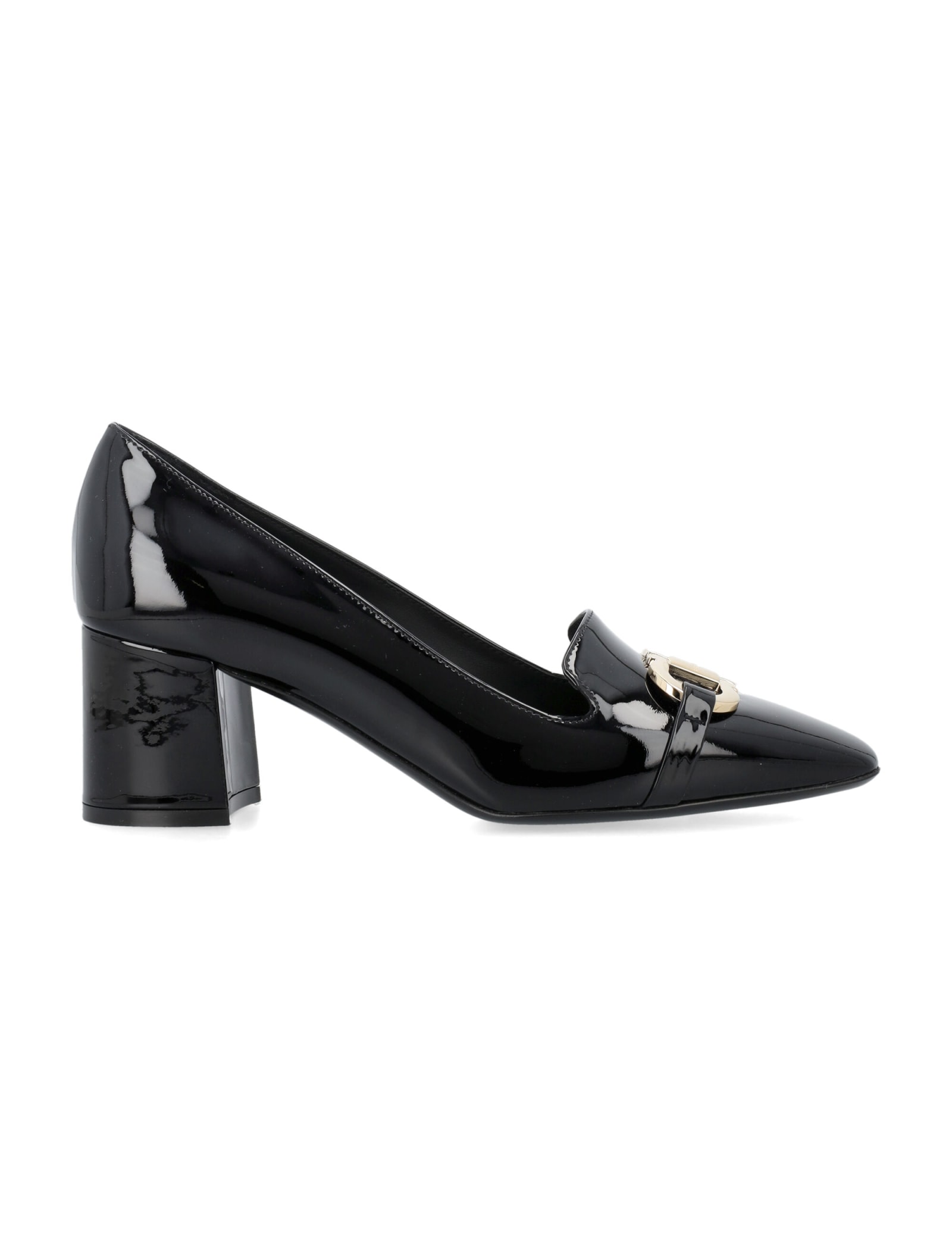 Shop Ferragamo Mirelle 60 Pumps In Nero