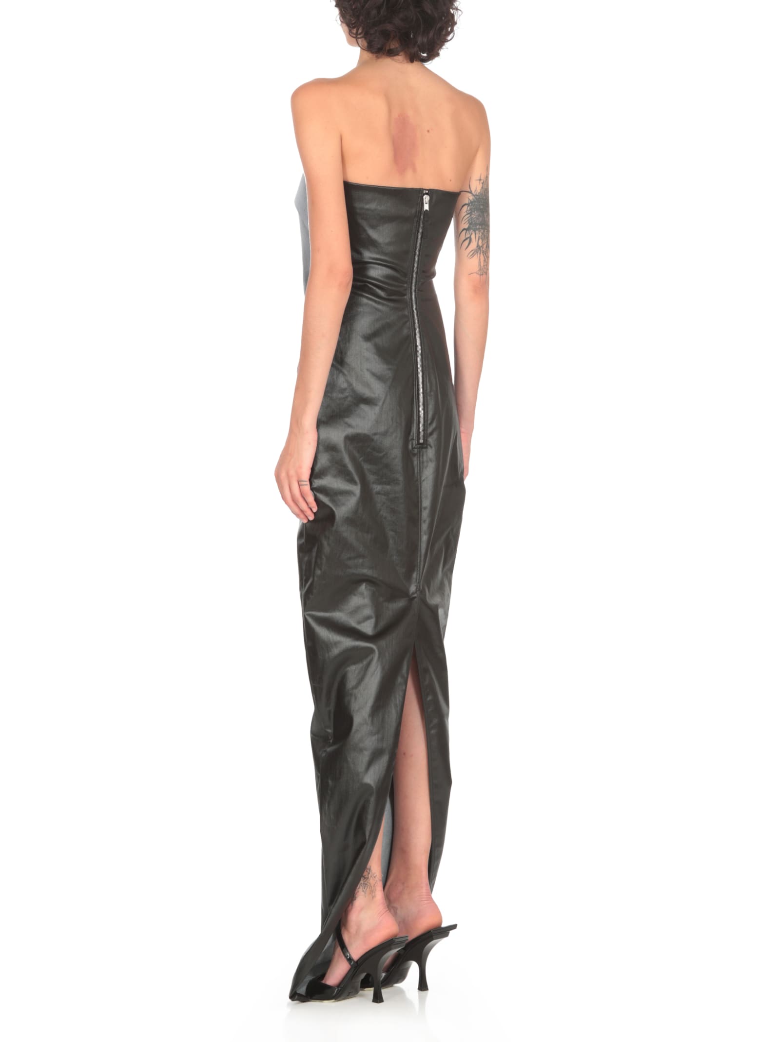 Shop Rick Owens Prong Dress In Black