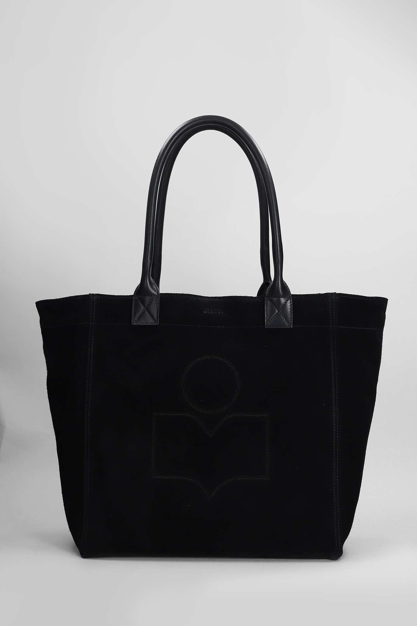 Shop Isabel Marant Small Yenky Tote In Black Suede