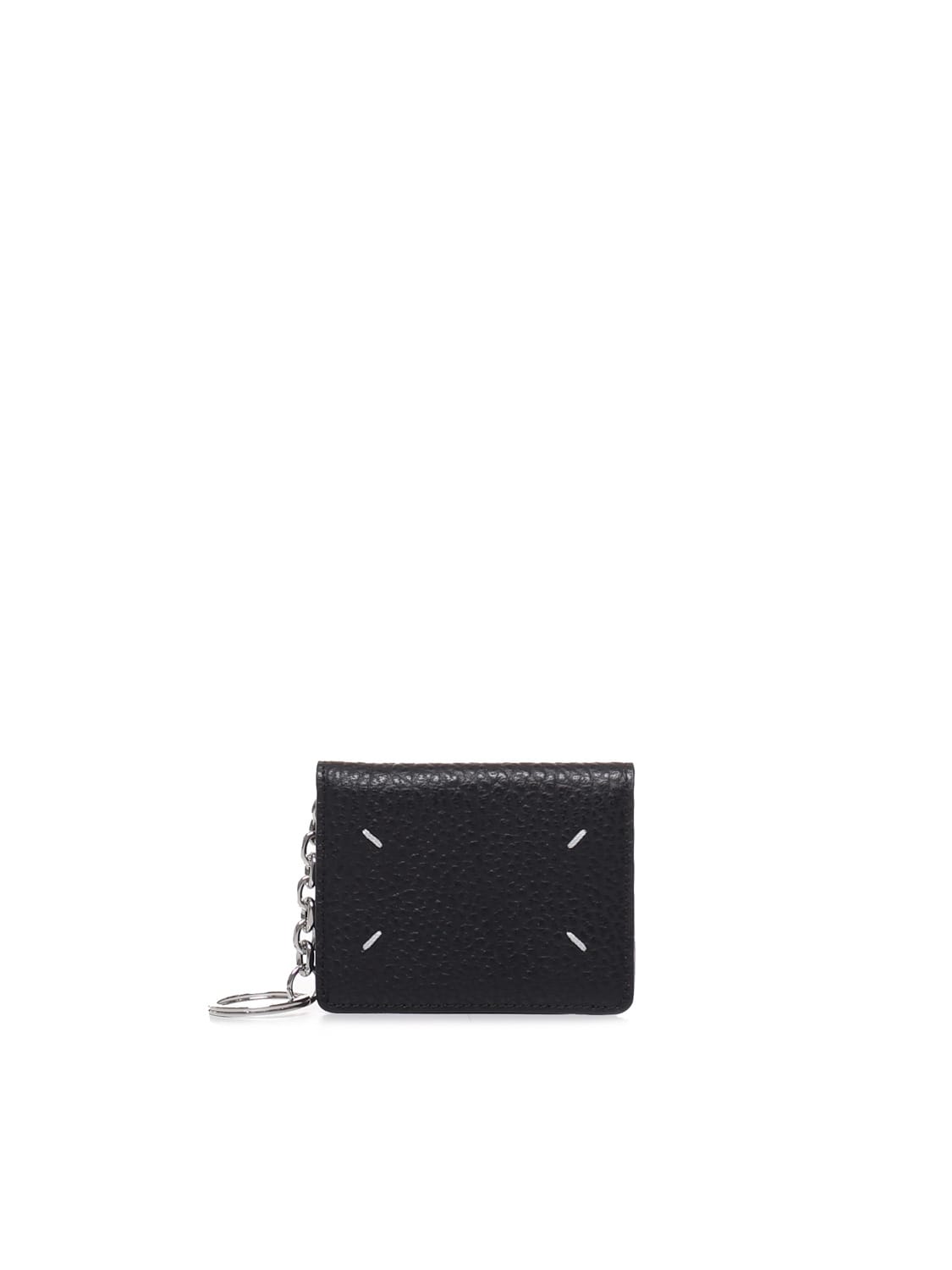 Maison Margiela Logo Wallet With Keyring | Smart Closet