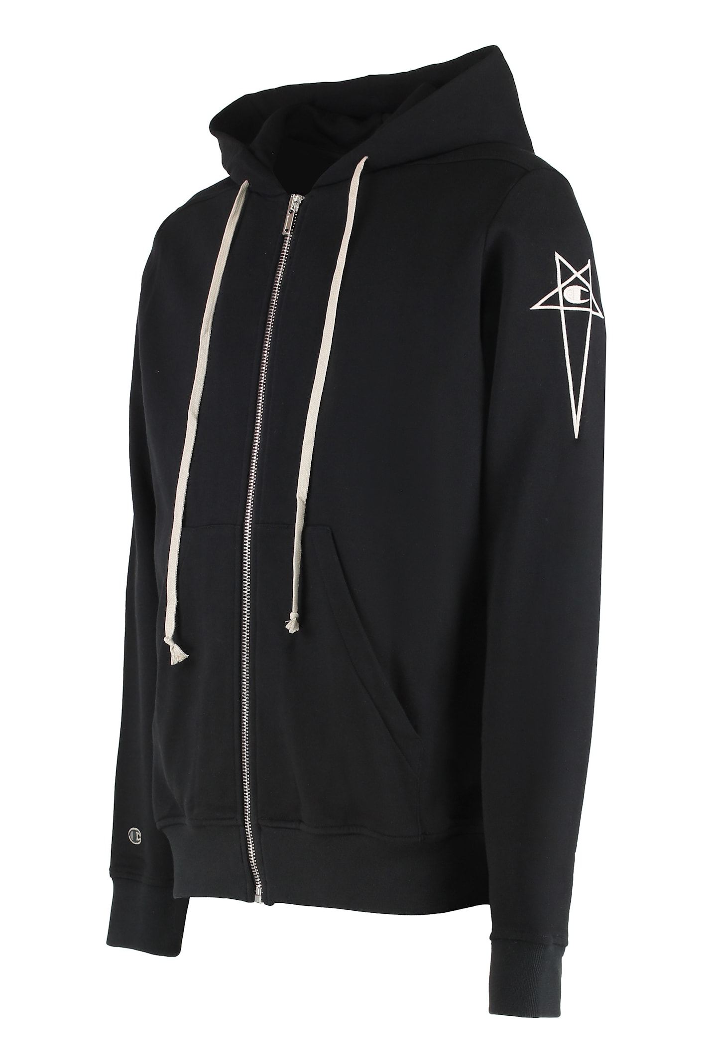 Rick Owens Zipper Casual Jacket In Black