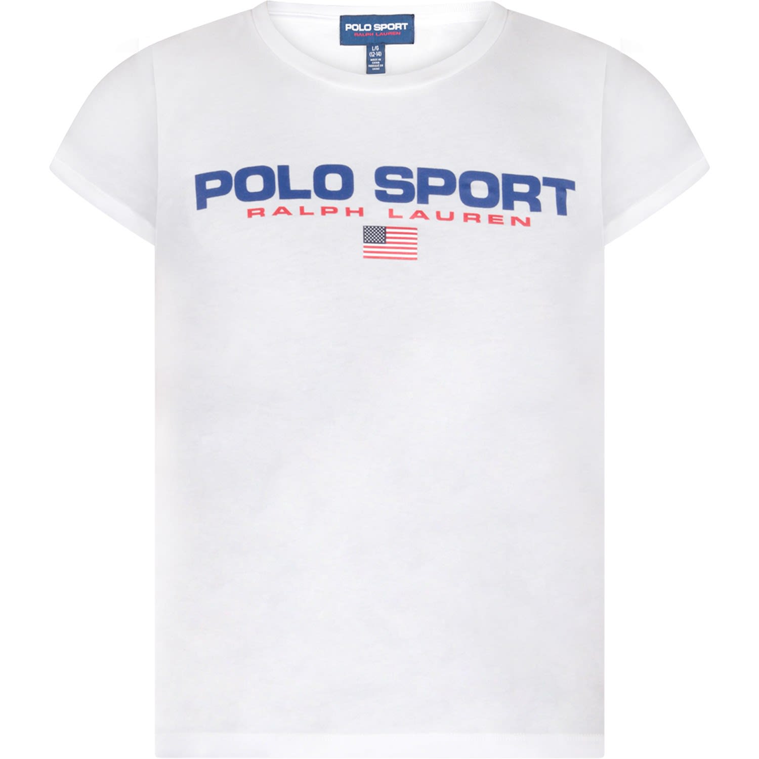 boys white ralph lauren t shirt