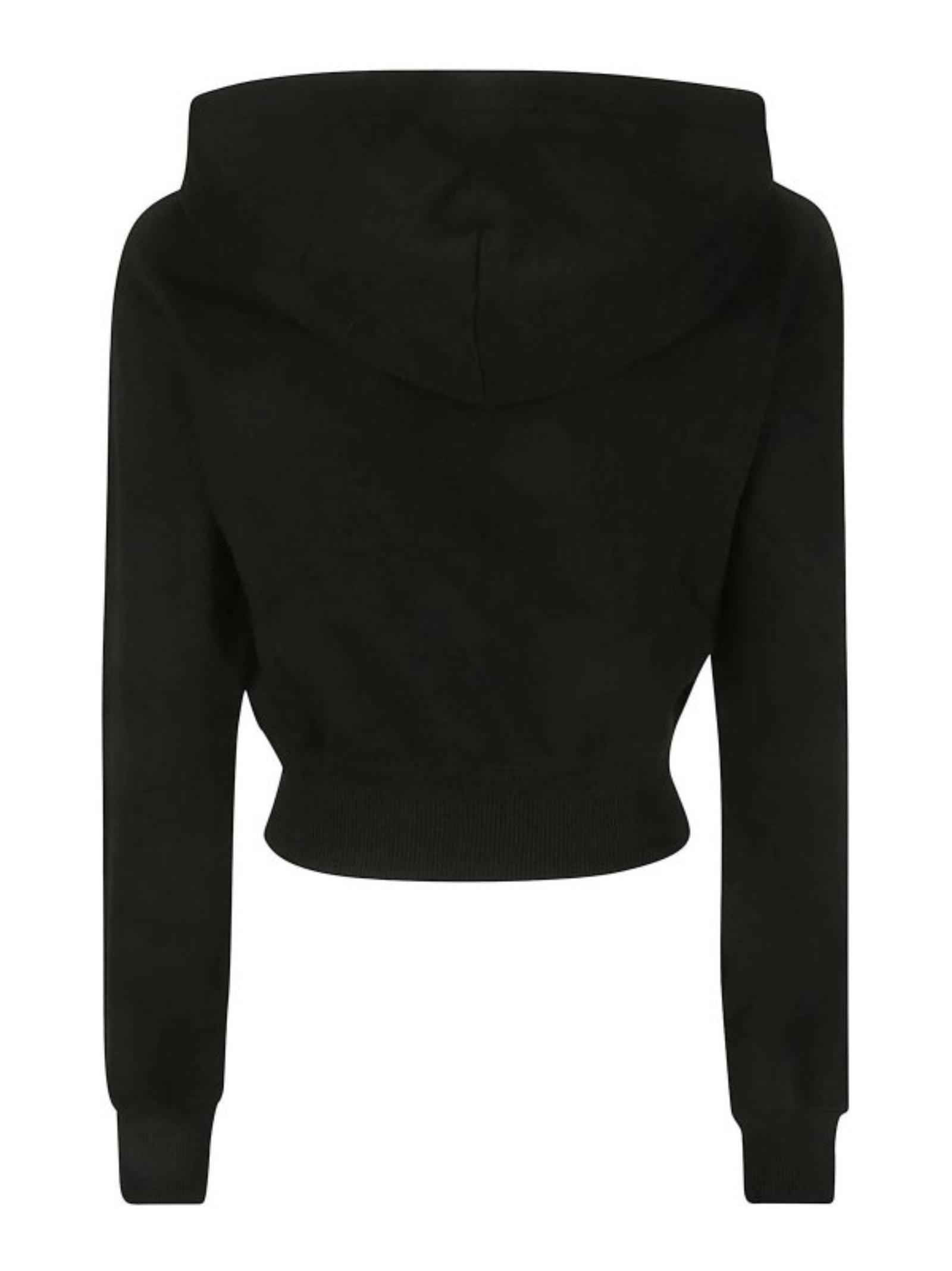 Shop Versace Jeans Couture Hoodie In Black