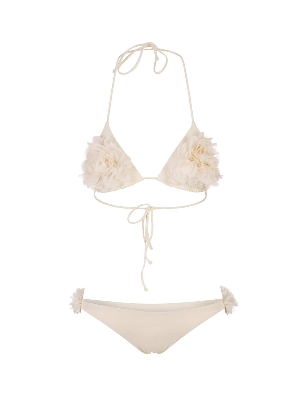Shop La Reveche Ivory Shayna Bikini In White