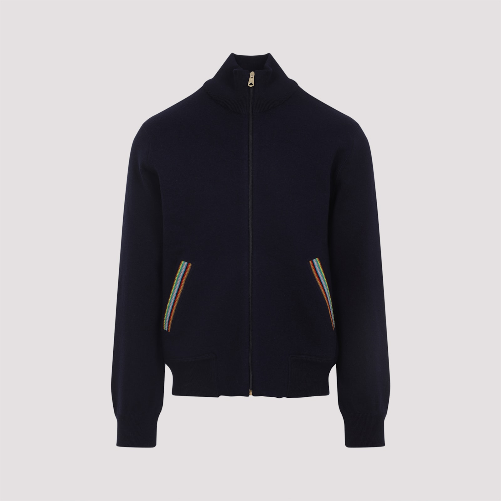 Ps By Paul Smith Ps Paul Smith Wool Bomber Jacket In Black