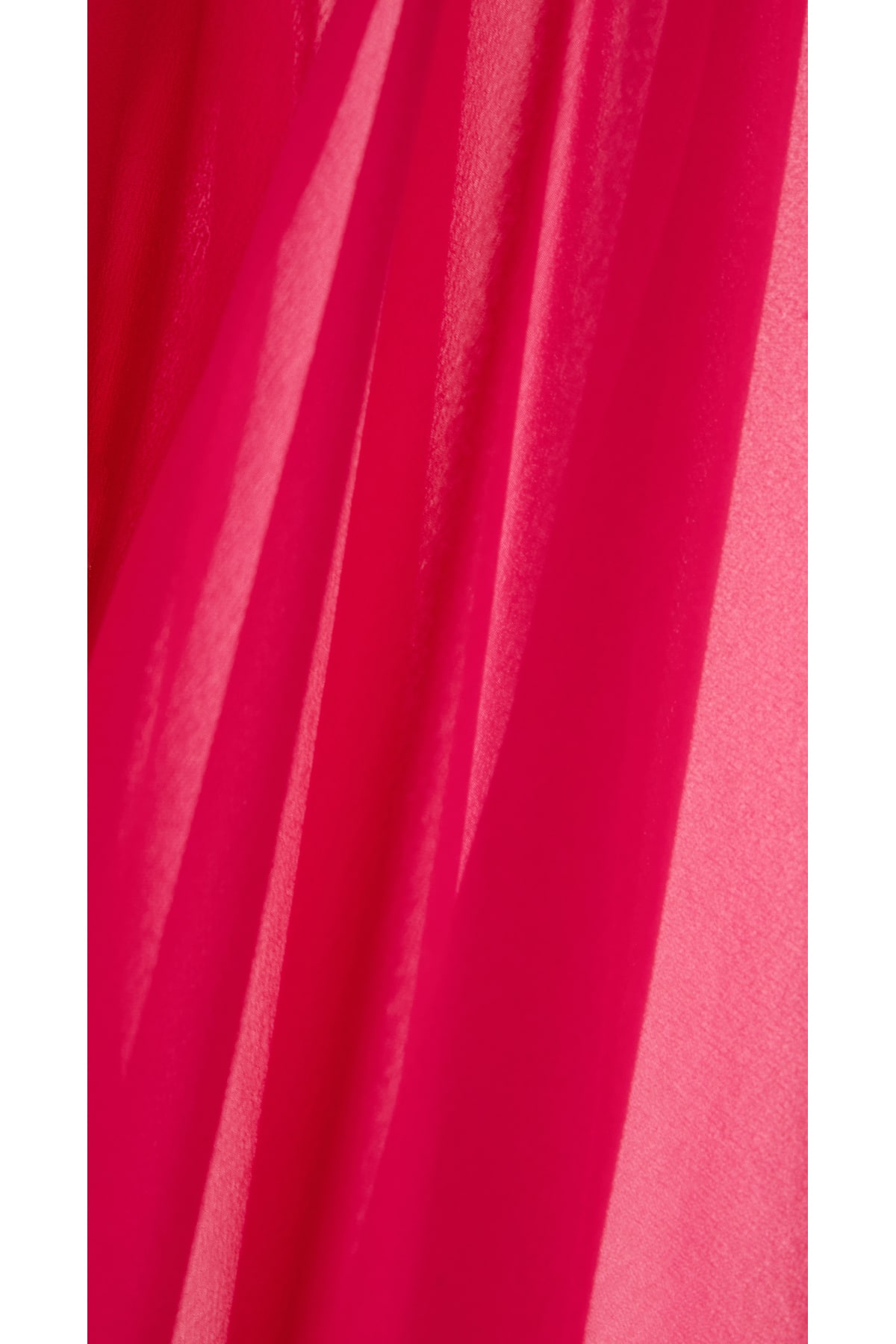 Shop Max Mara Fuchsia Silk Long Dress In 017