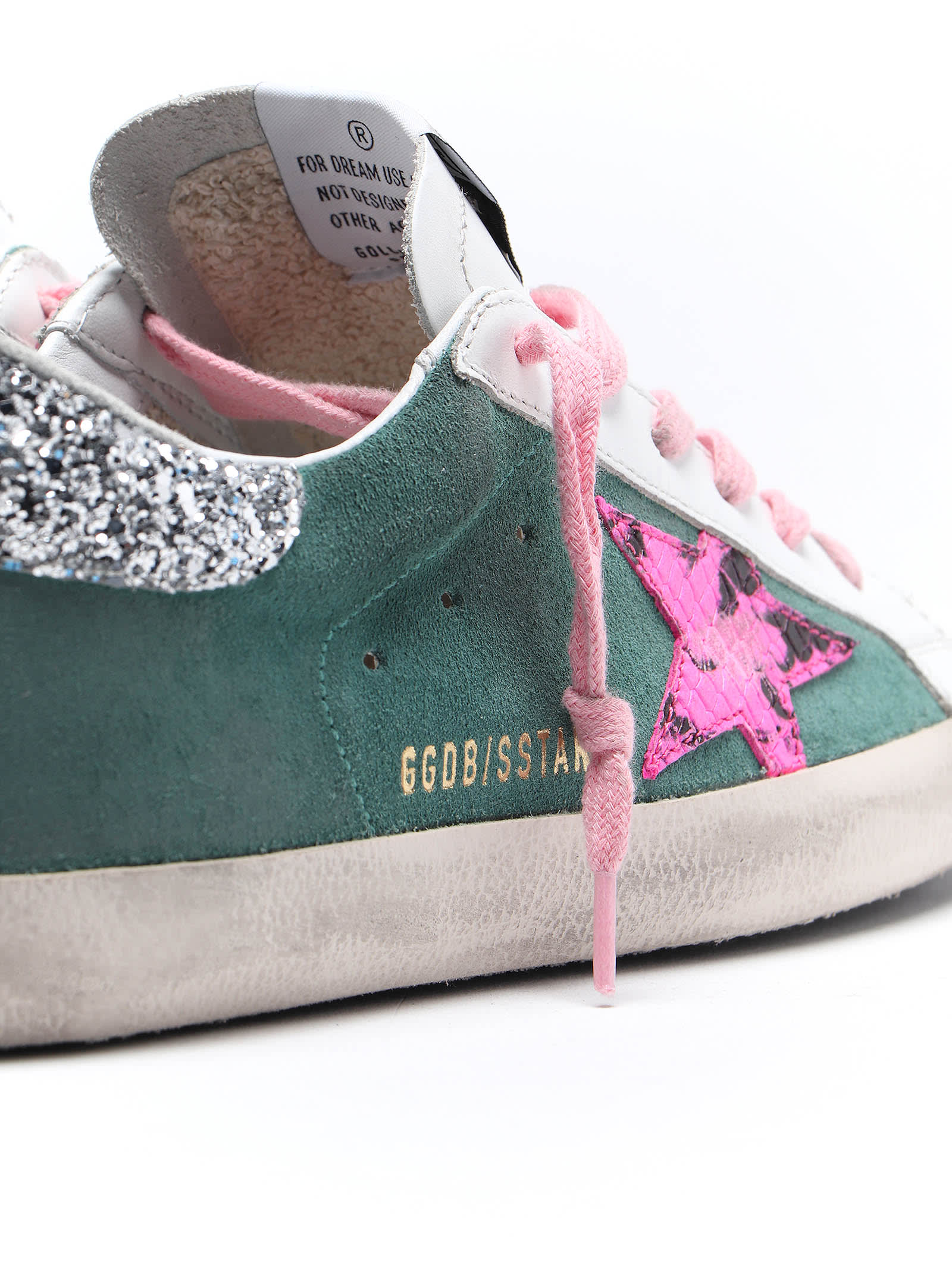 golden goose sneakers green